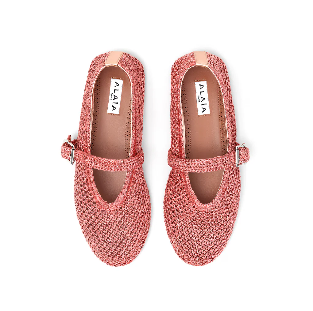 ALAÏA Ballet Flat in Corail - Image 3