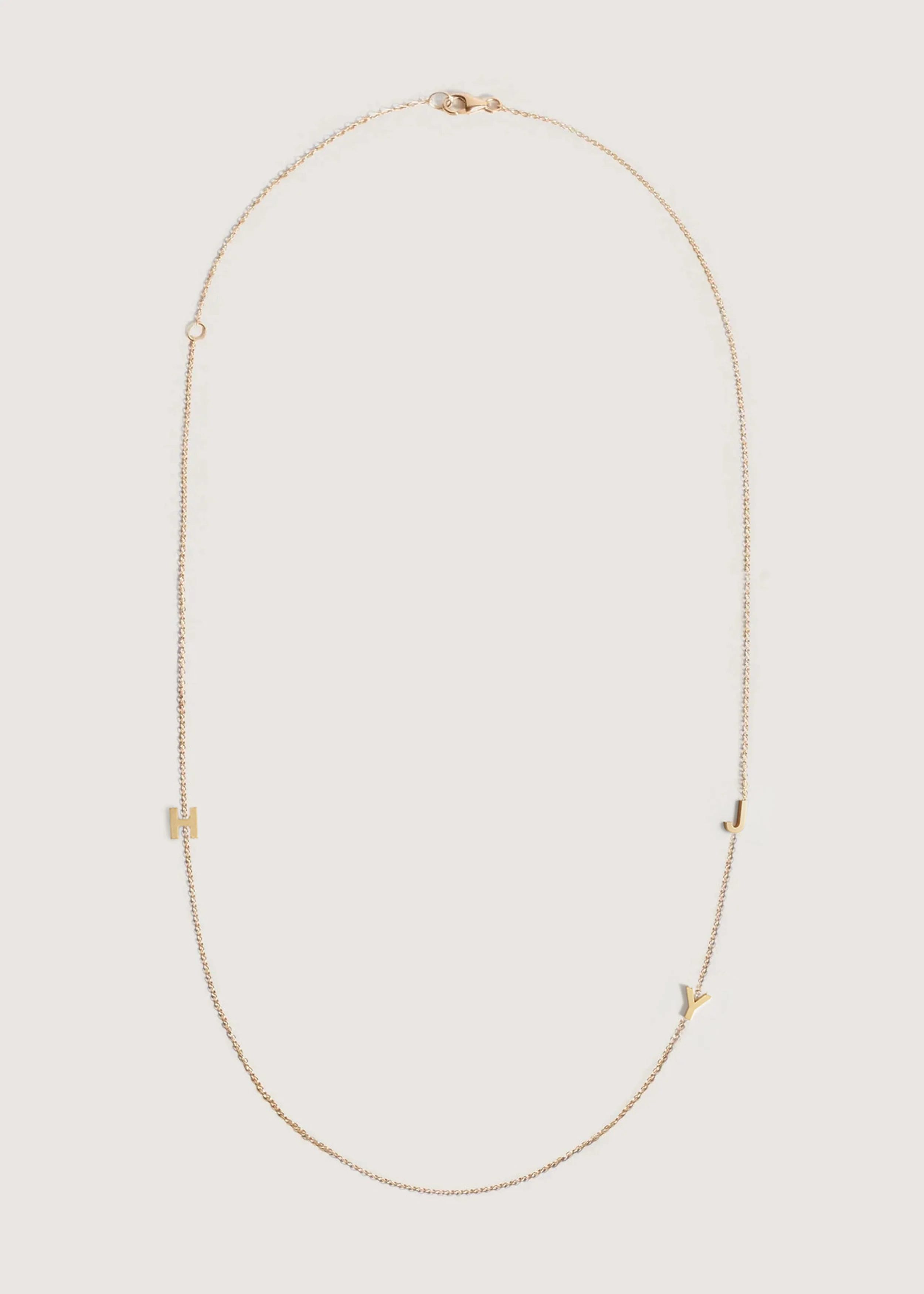 Kinn - Asymmetrical Initial Necklace - Image 9