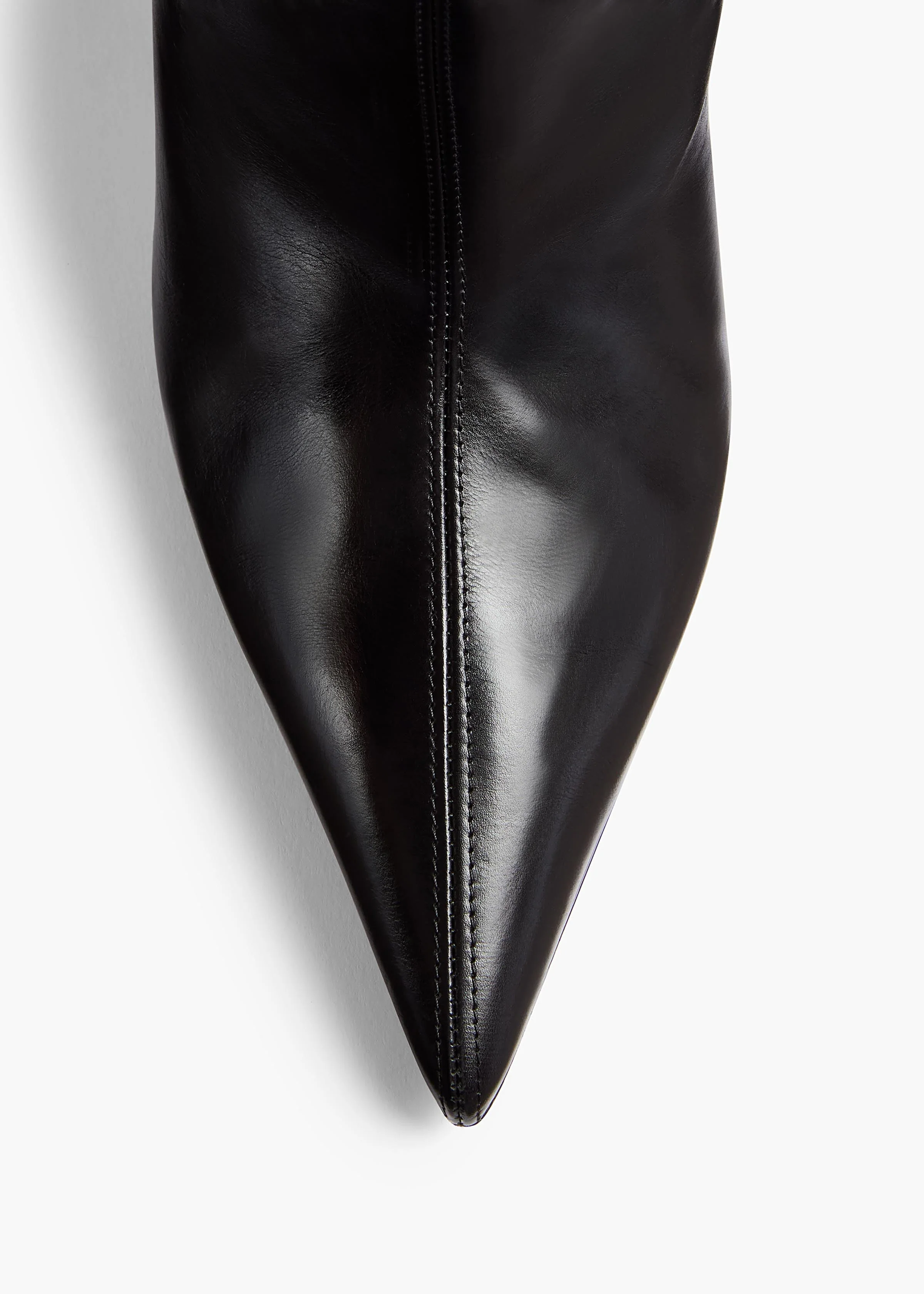 Khaite - Bella Knee - High Boot in Black Leather - Image 4