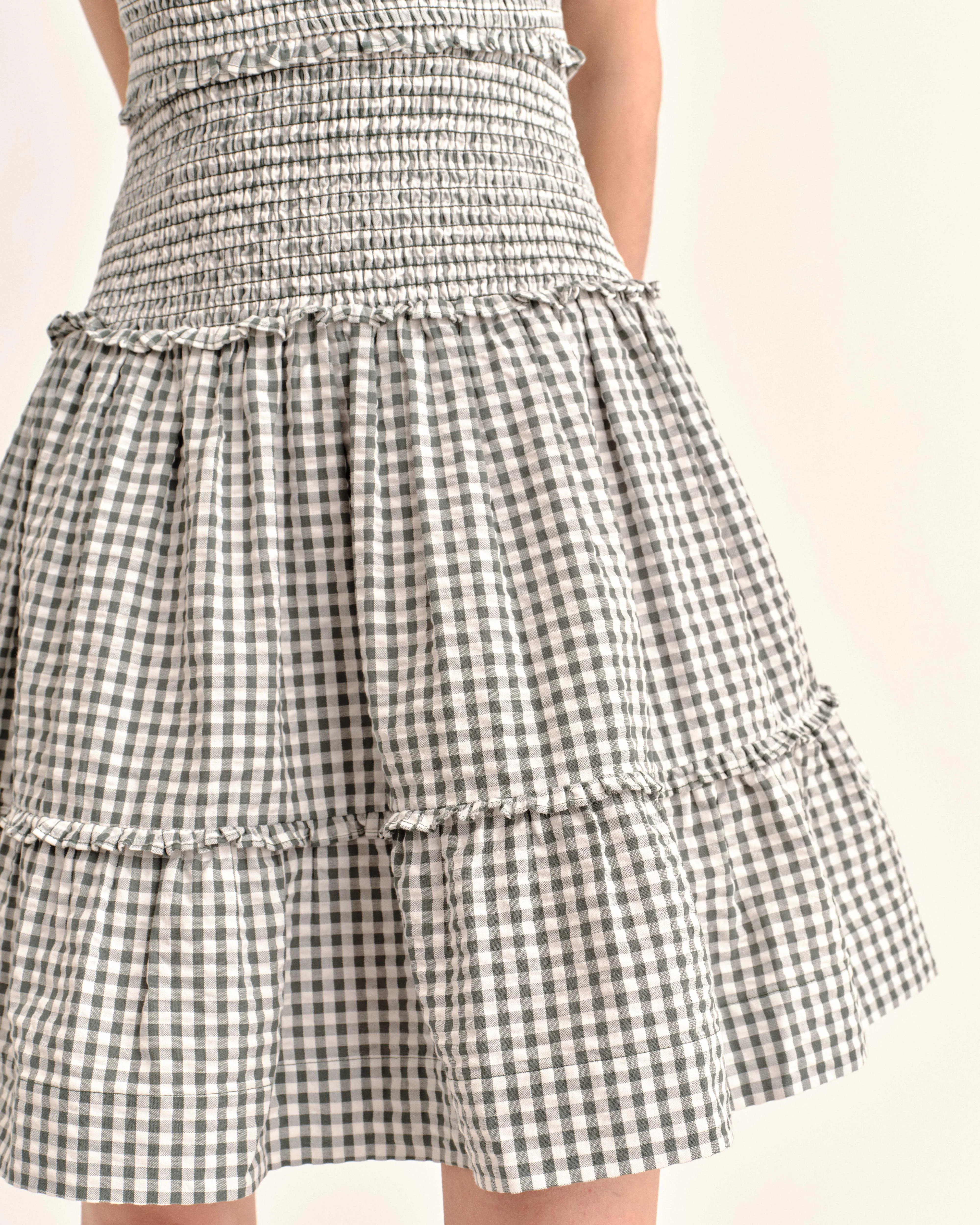 Cartolina - SP26 Rhett Mini Dress - Moss - Image 3