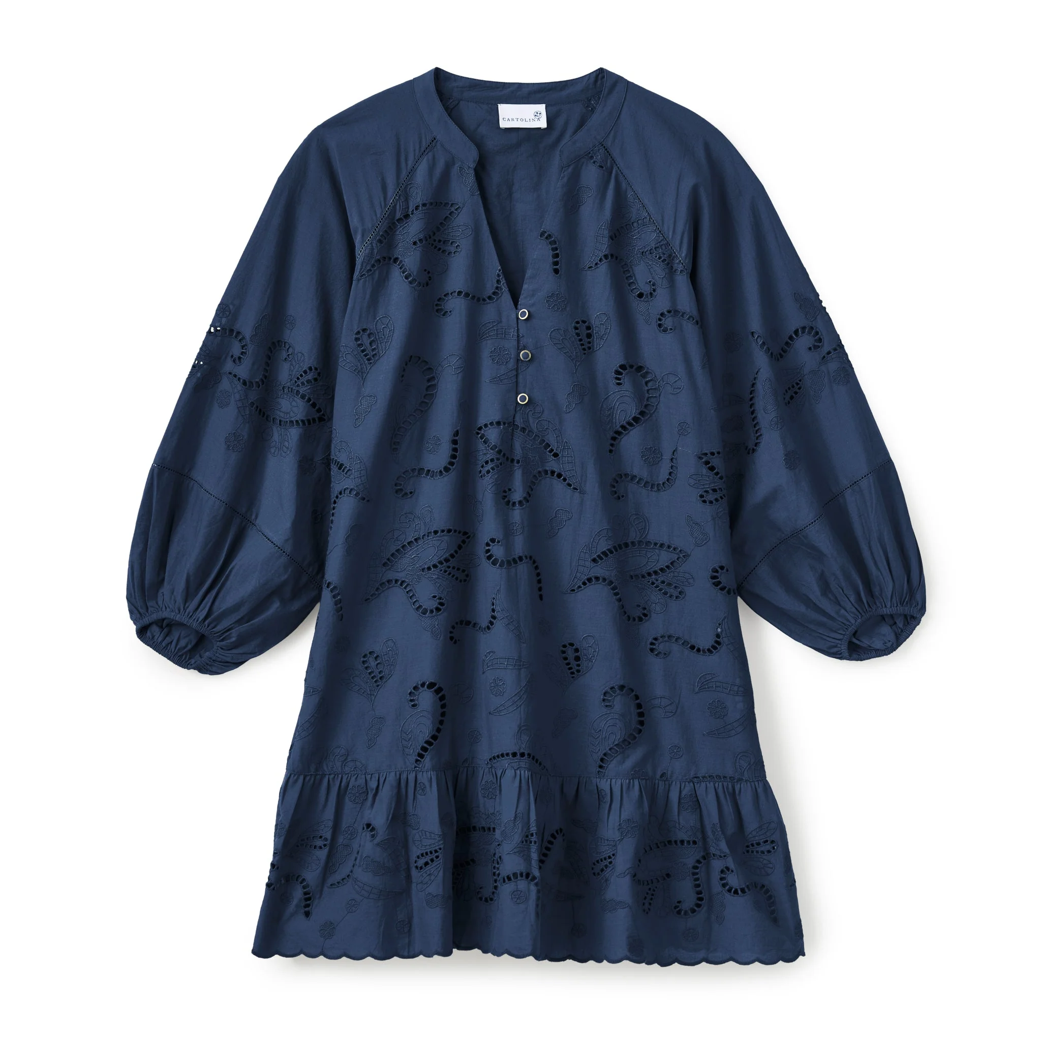 Cartolina - SP26 Selwin Mini Dress - Midnight Blue