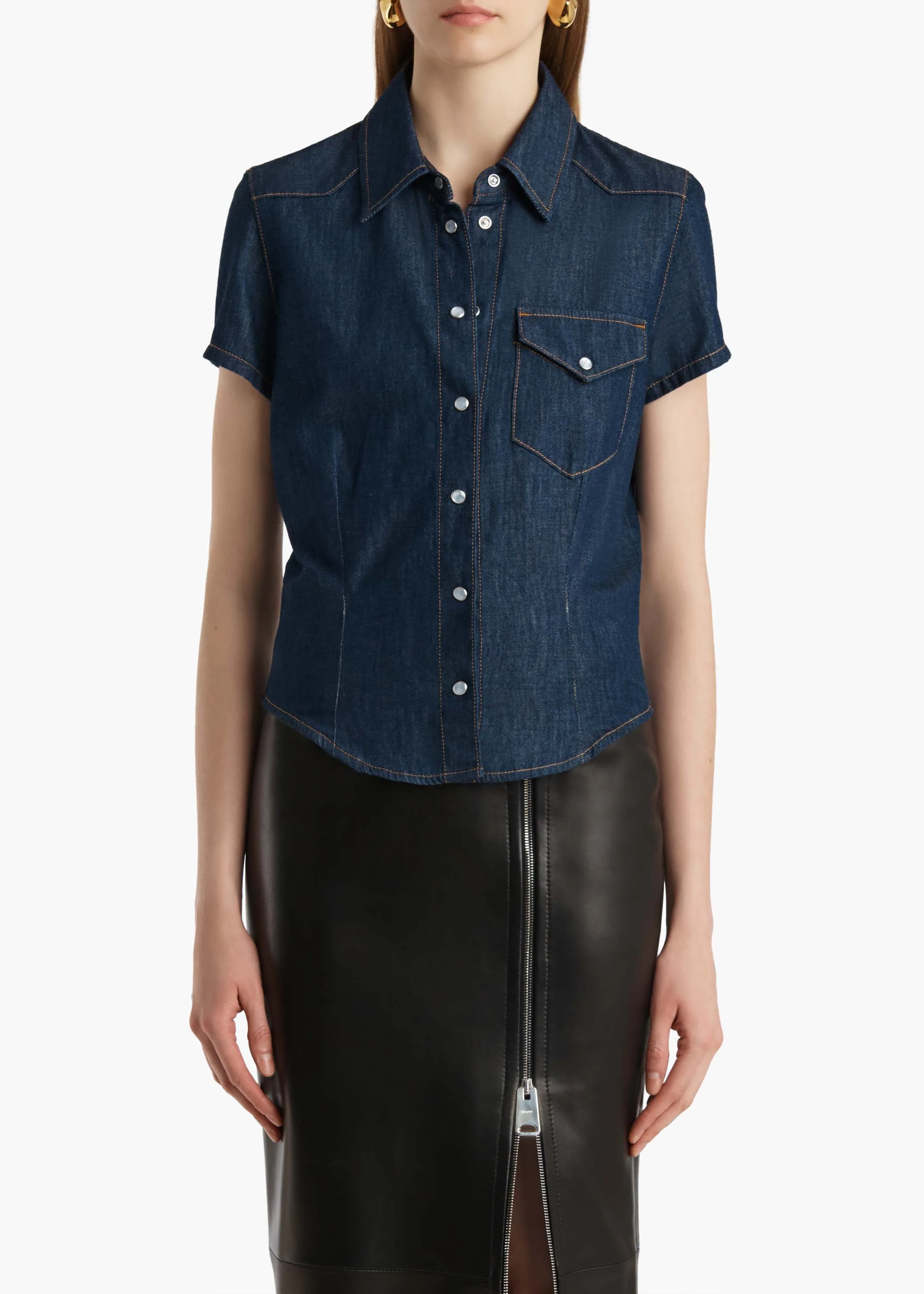 Khaite - Cavazos Shirt in Benson - Image 10