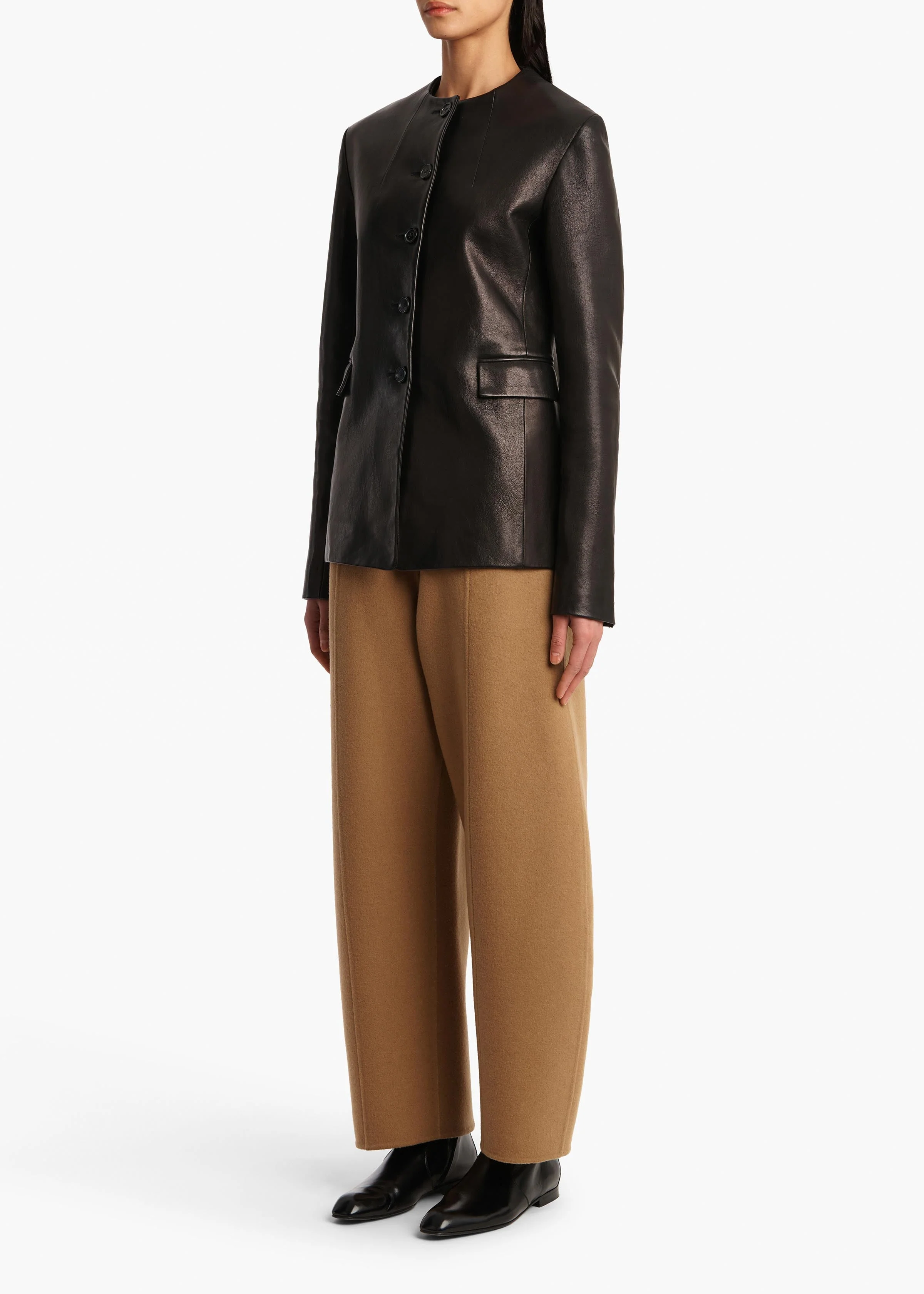 Khaite - Clover Pant in Camel - Image 9