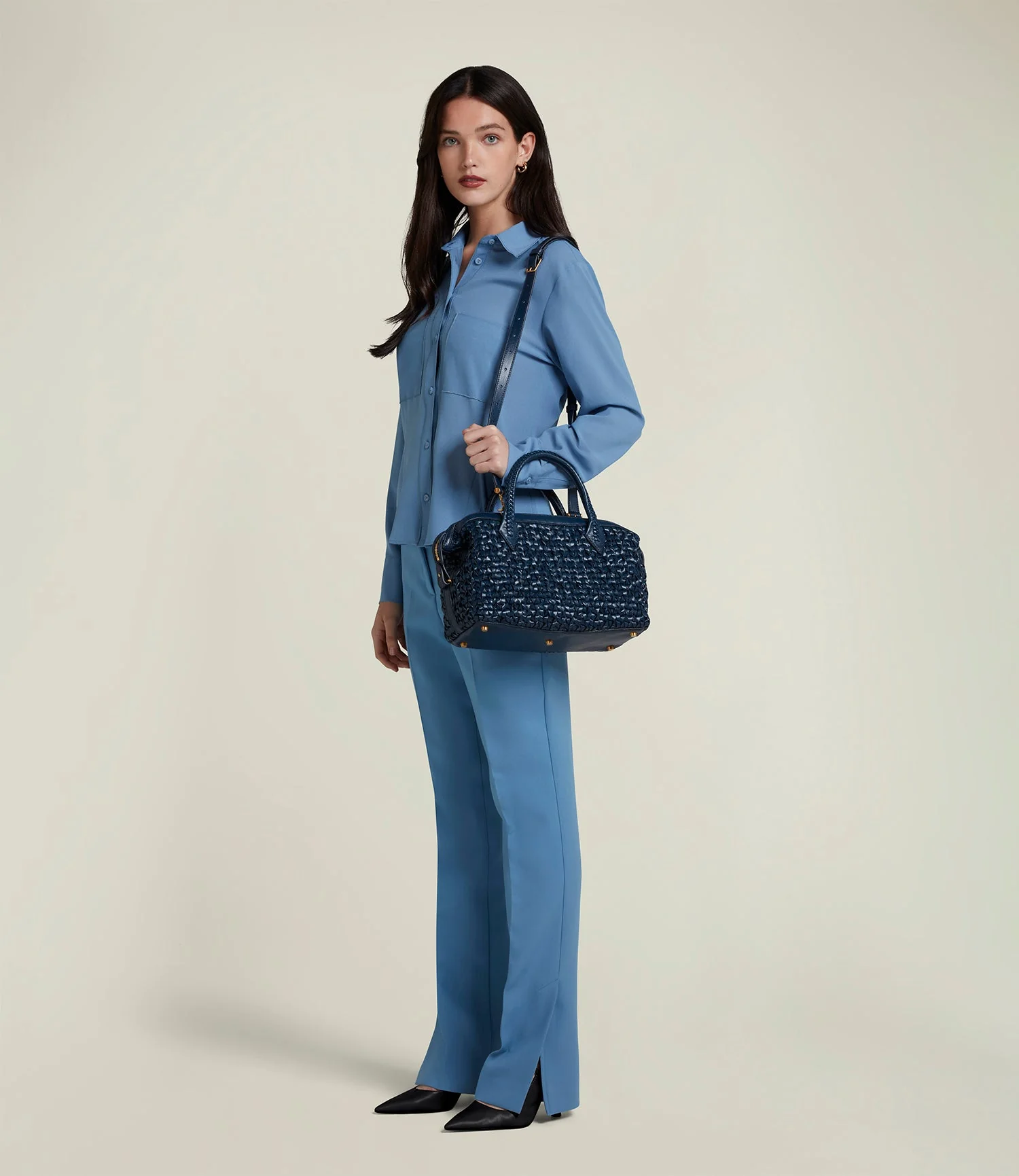 Metier - Collector's Edition: Vérité City Small Meribel Woven Sapphire 6/10 - Image 6