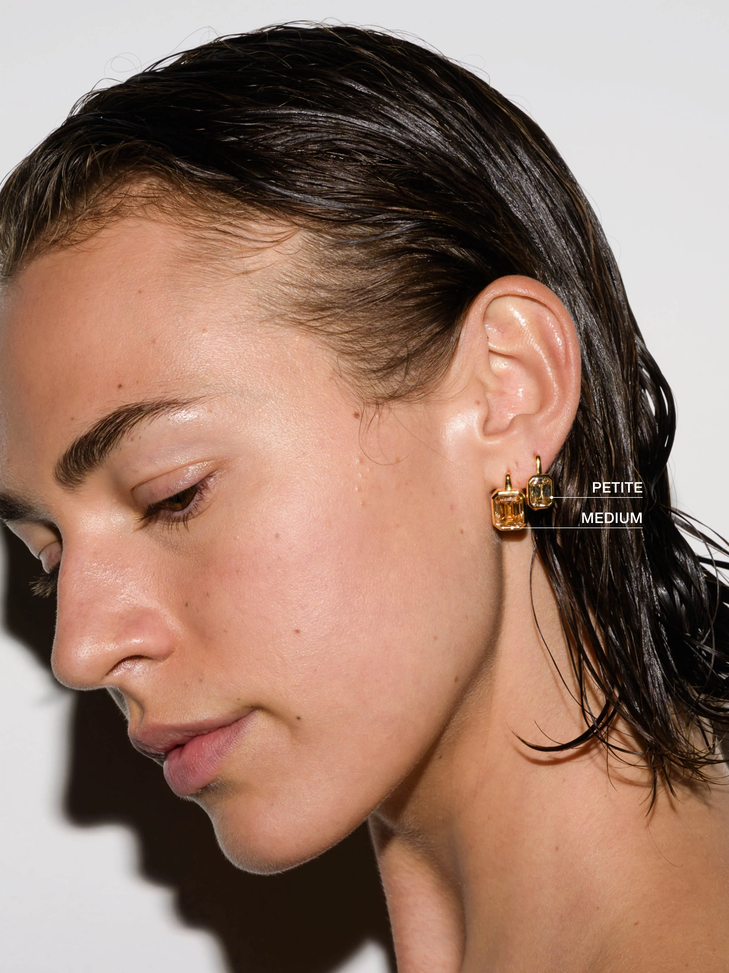 Dorsey - ODETTE EARRINGS IN HONEY MOISSANITE - Image 5