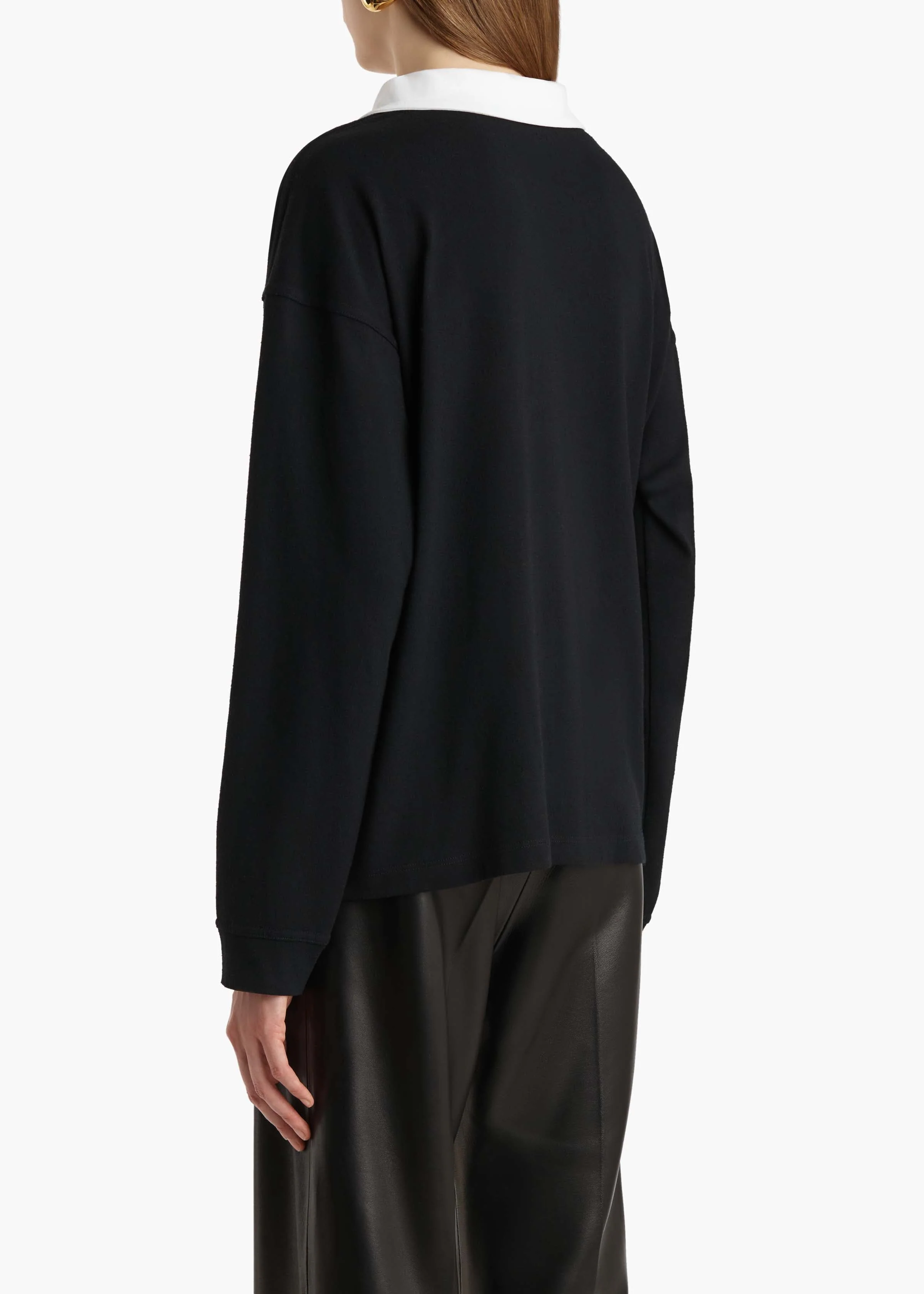 Khaite - Faithful Top in Black and White - Image 4