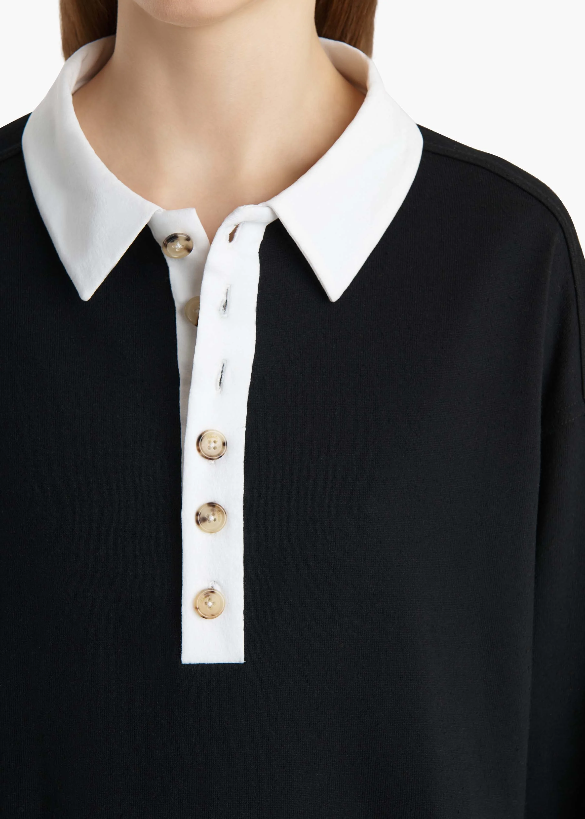 Khaite - Faithful Top in Black and White - Image 5