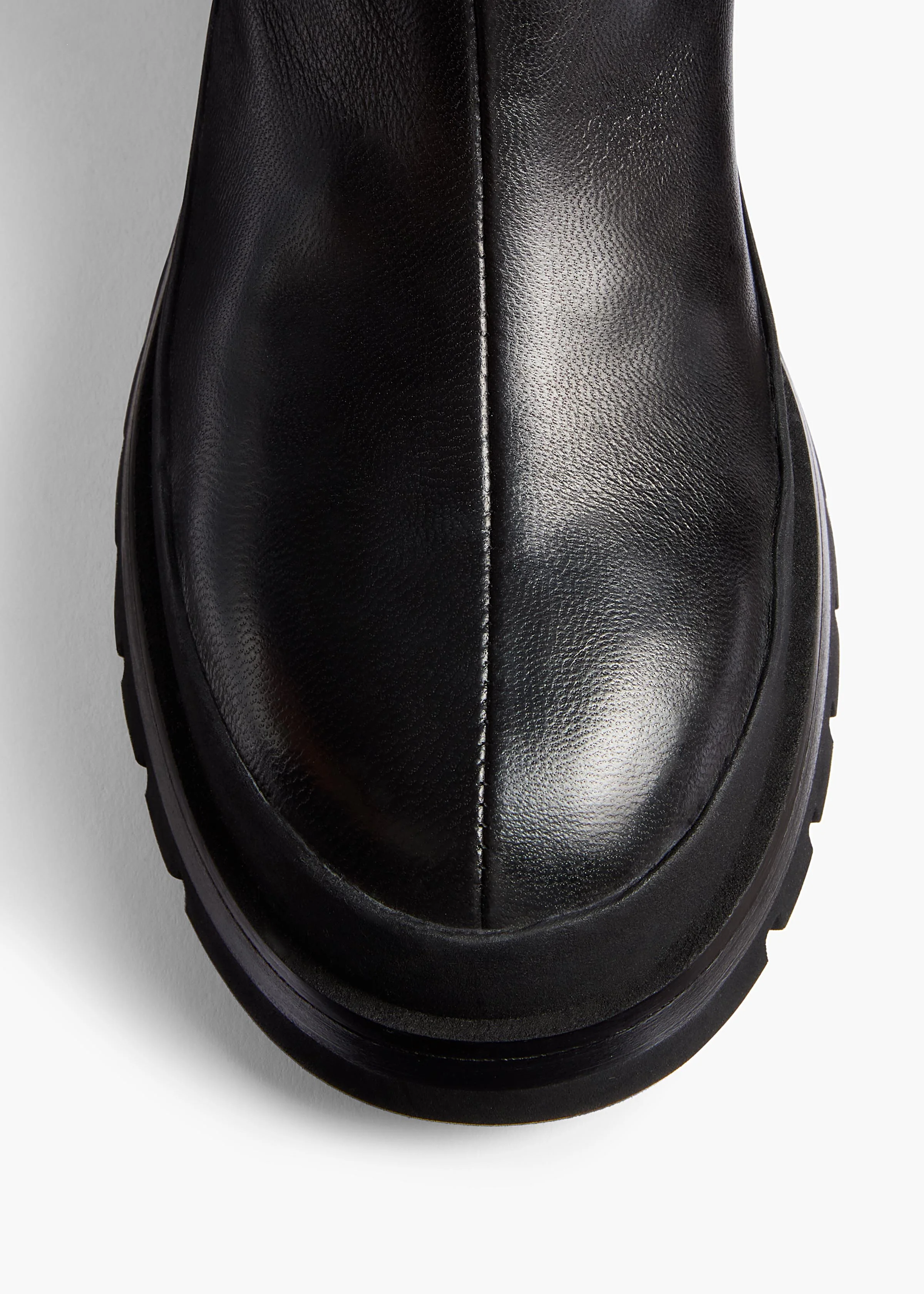 Khaite - Fallon Over - the - Knee Boot in Black Leather - Image 10