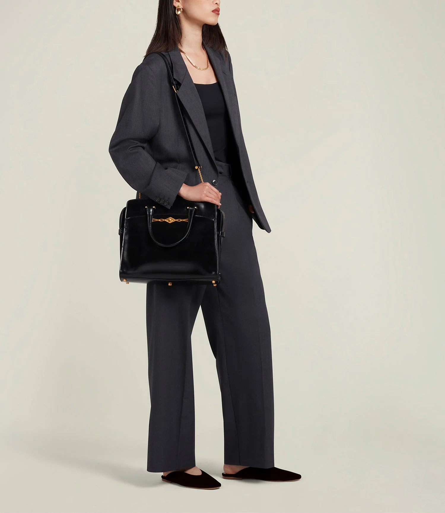 Metier - Fernando Jorge | Métier Private Eye Slim Glossy Calfskin Black - Image 5