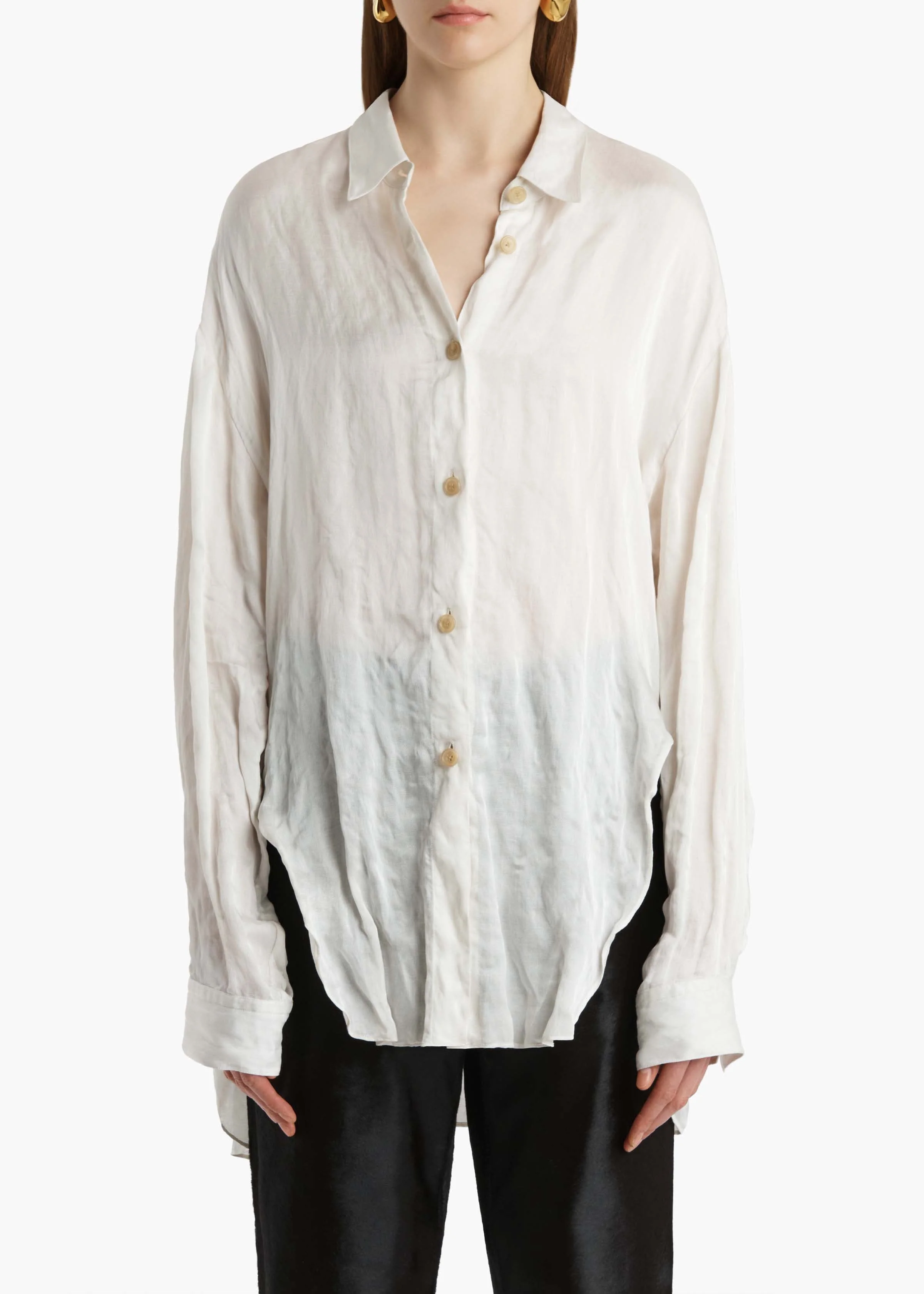 Khaite - Goya Top in Chalk - Image 10