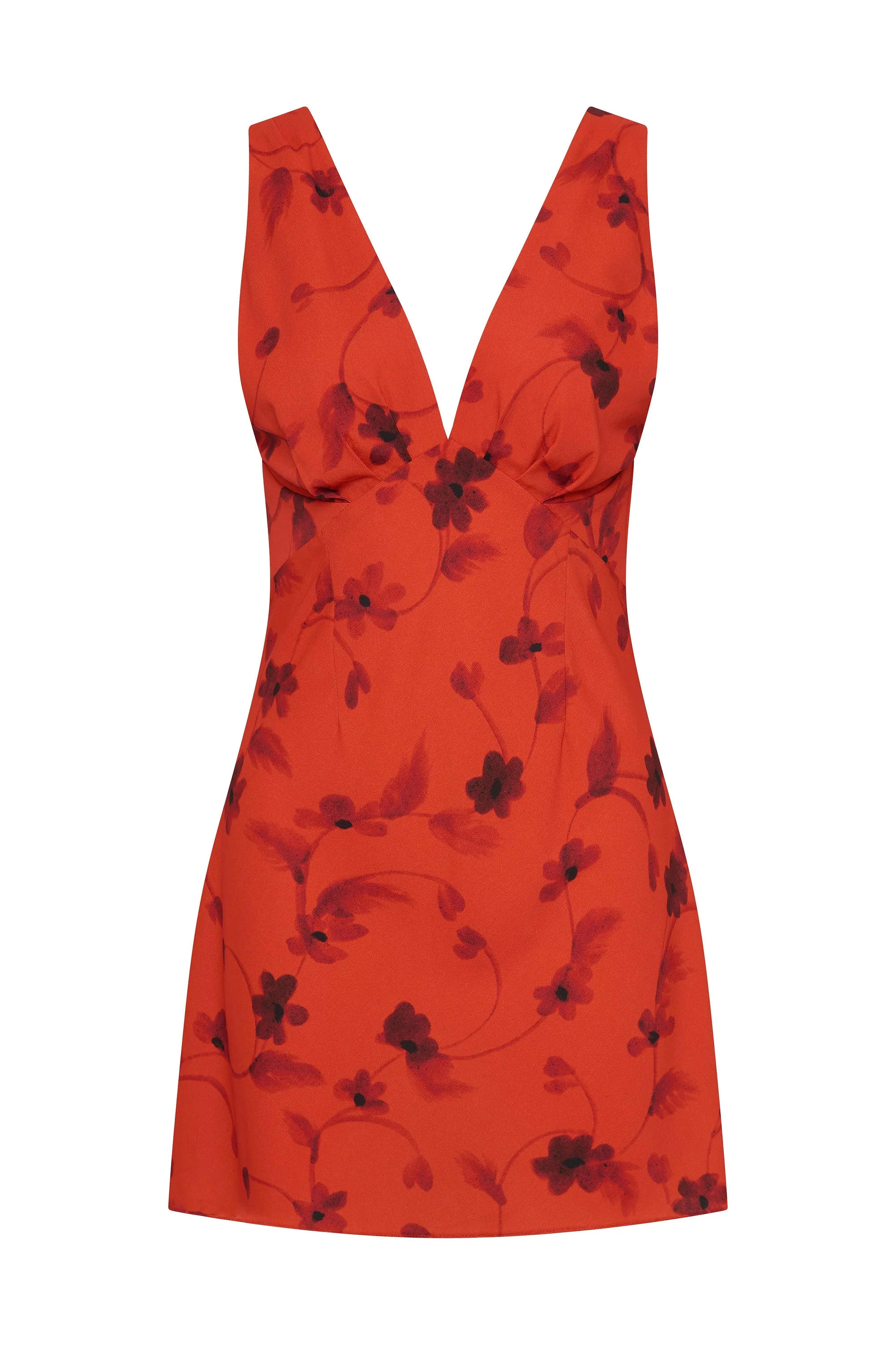 Faithfull - Graciela Mini Dress Pirazzo Floral Rosso - Image 6