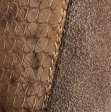 Khaite - Harvey Over - the - Knee High Boot in Morning Dove Suede and Taupe Python - Embossed Leather - Image 12