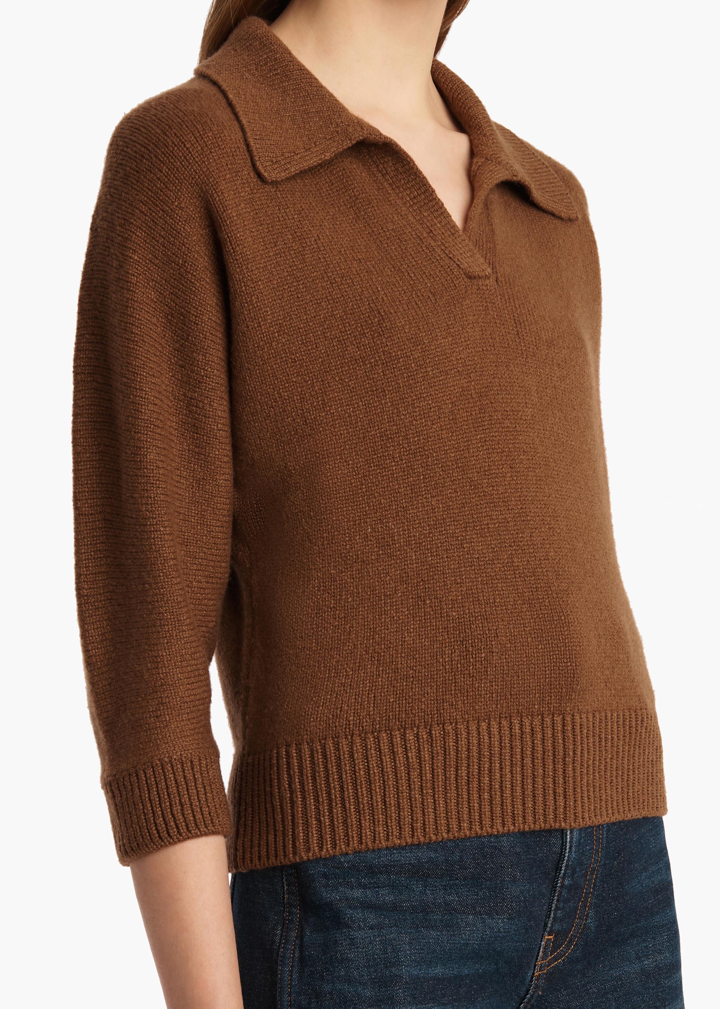 Khaite - Herve Sweater in Maple - Image 12