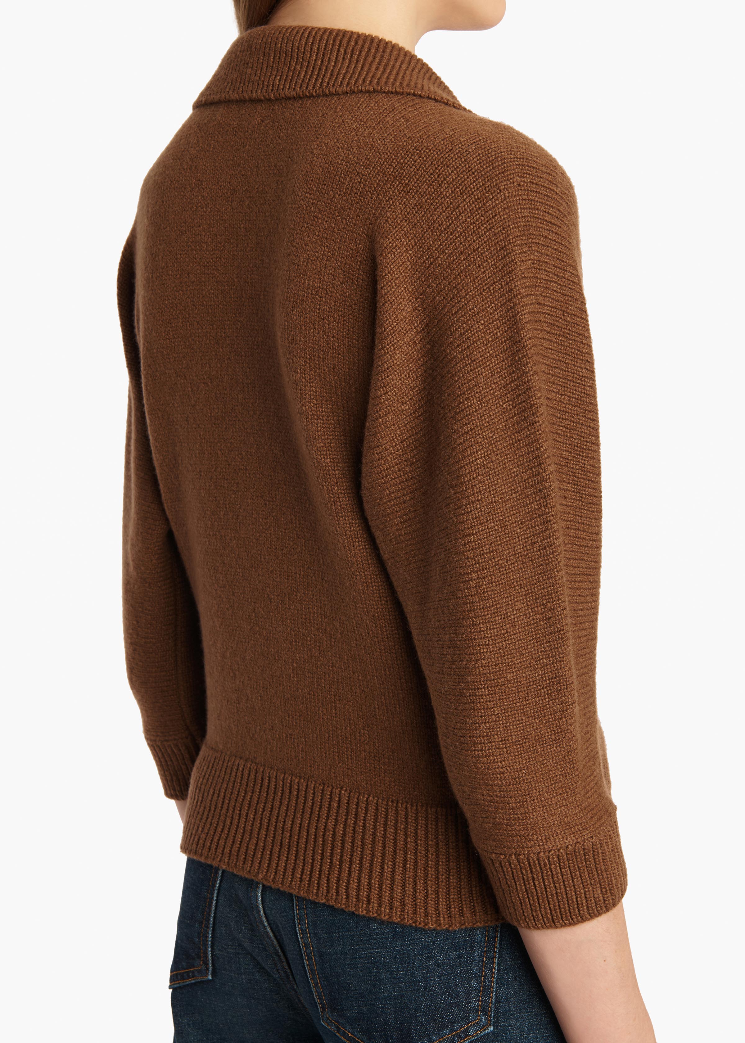 Khaite - Herve Sweater in Maple - Image 13