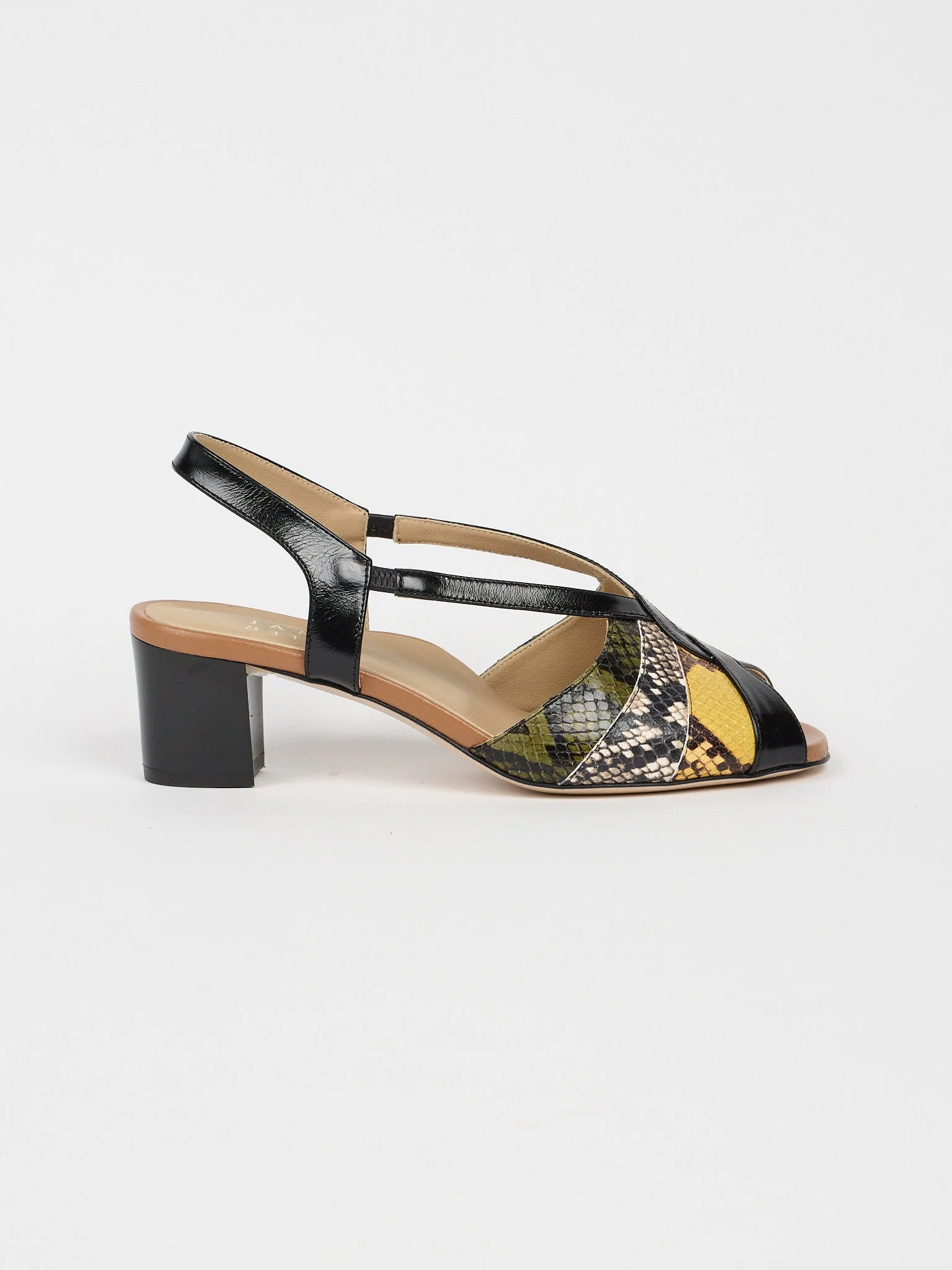 Jamie Haller - The Archive Heel in Citrus Snake