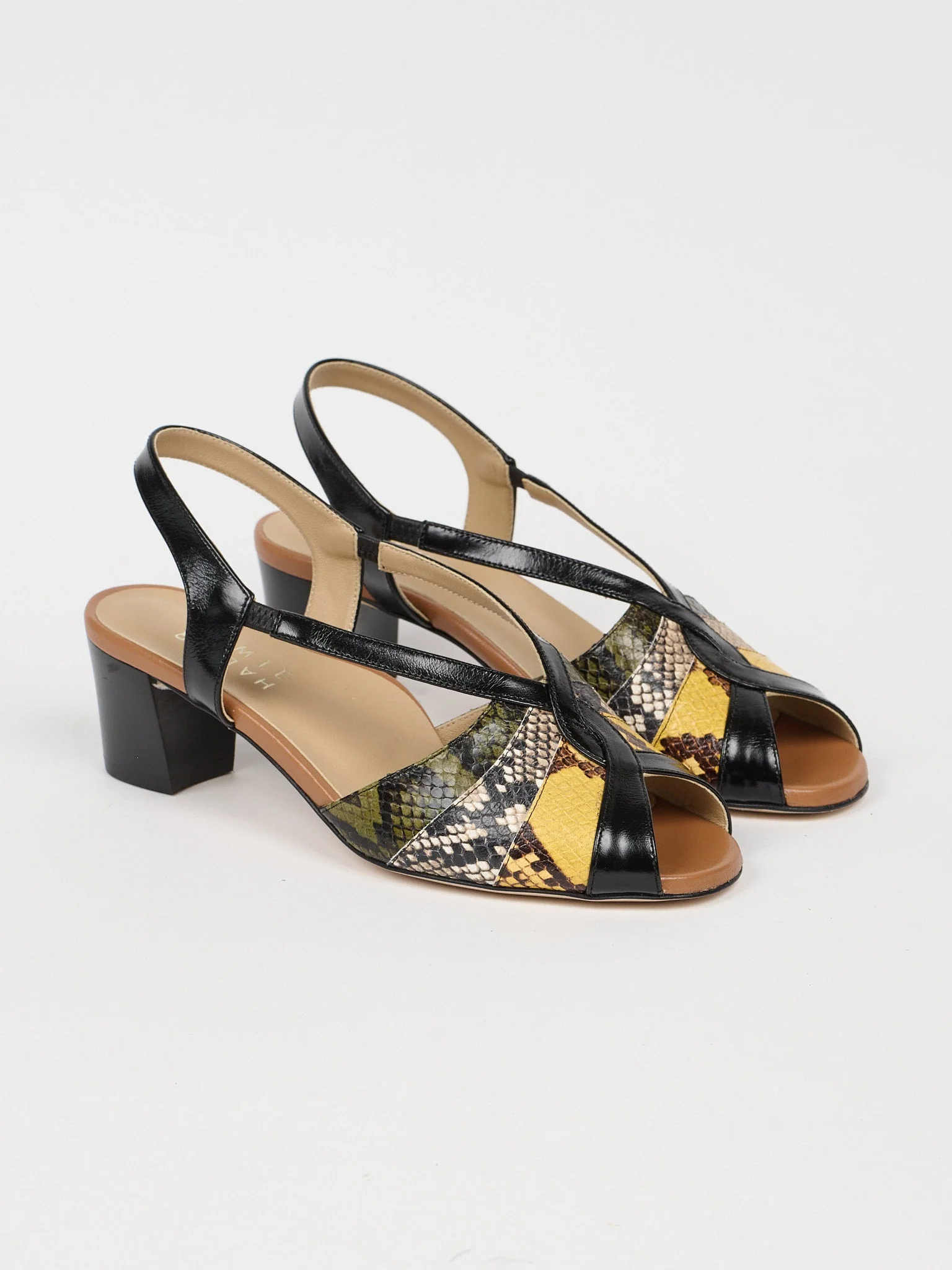 Jamie Haller - The Archive Heel in Citrus Snake - Image 3