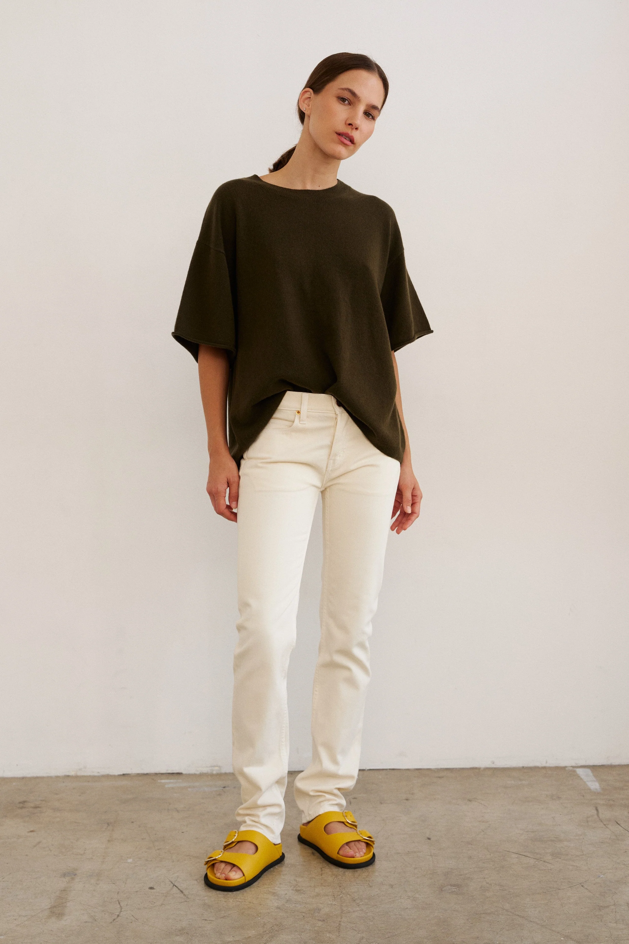 Jamie Haller - The Cashmere Tee in Loden - Image 2