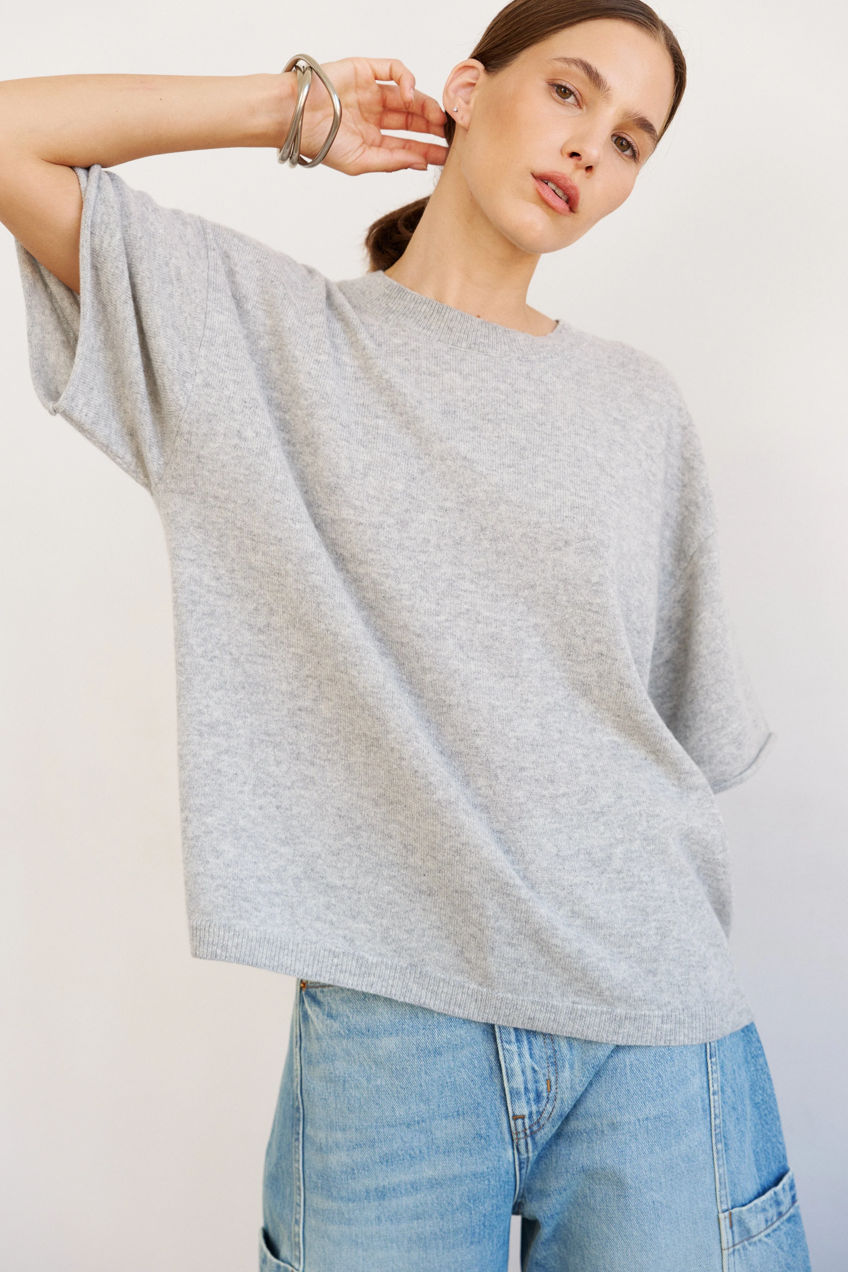 Jamie Haller - The Cashmere Tee in Oxford