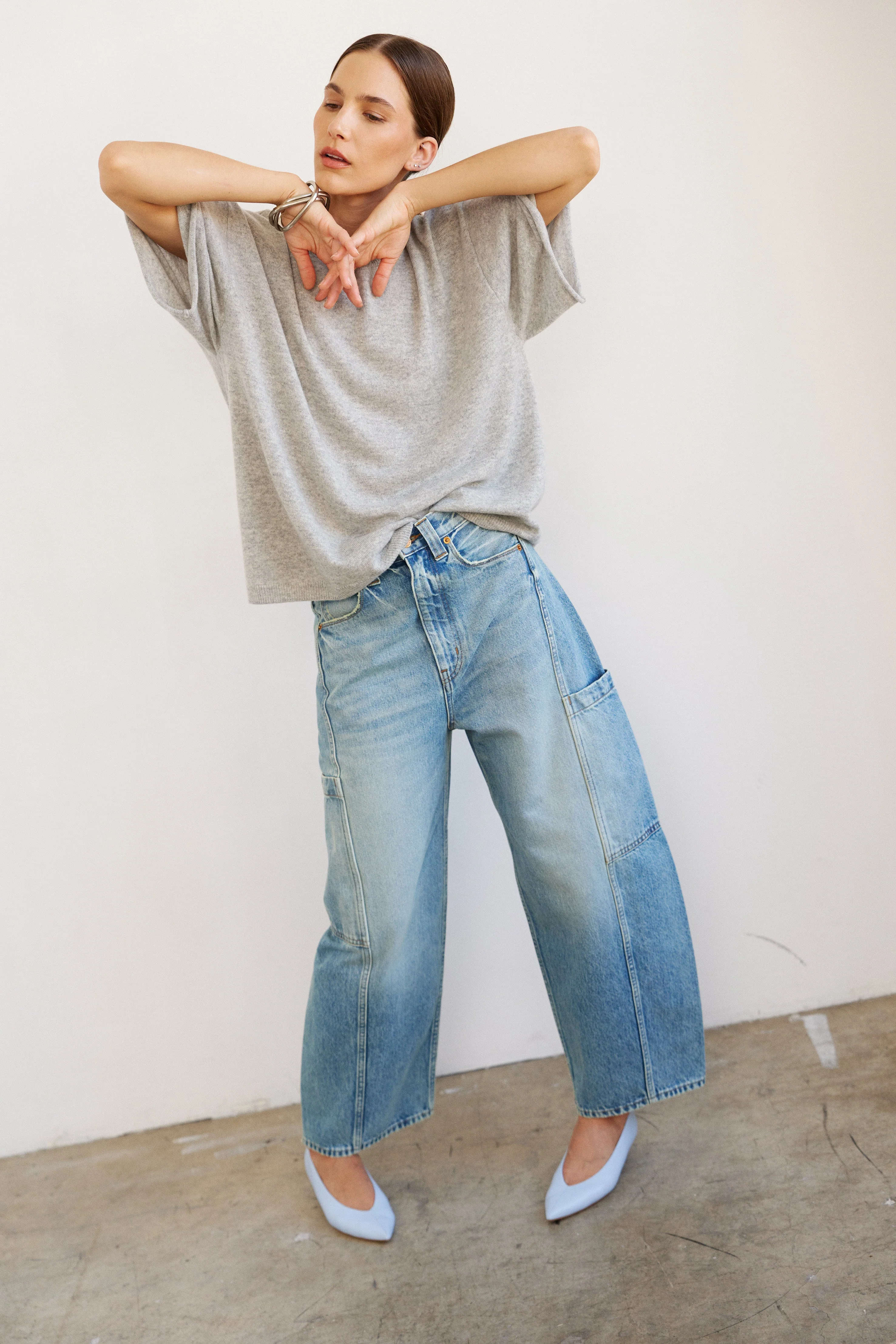 Jamie Haller - The Cashmere Tee in Oxford - Image 4