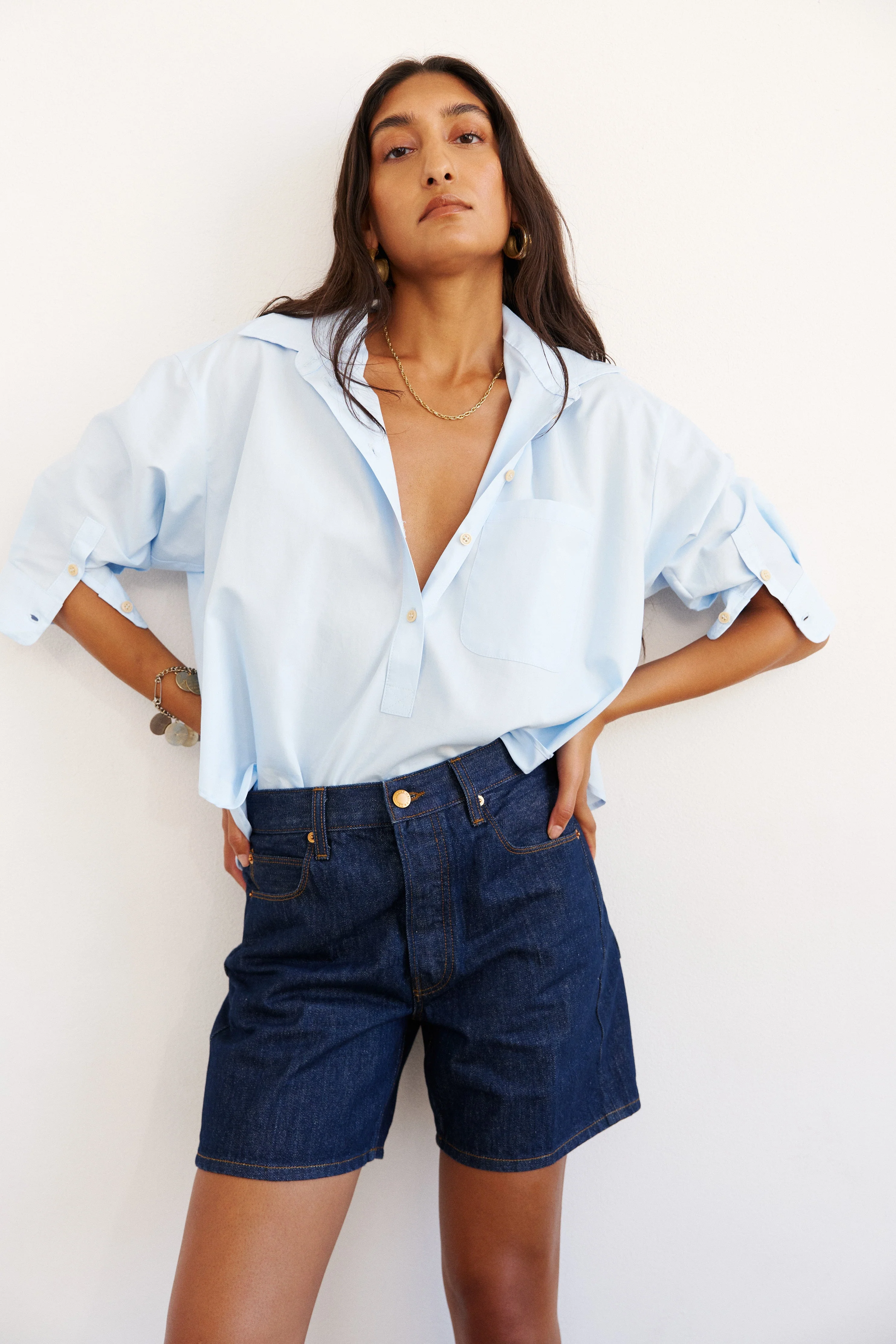 Jamie Haller - The Popover in Baby Blue