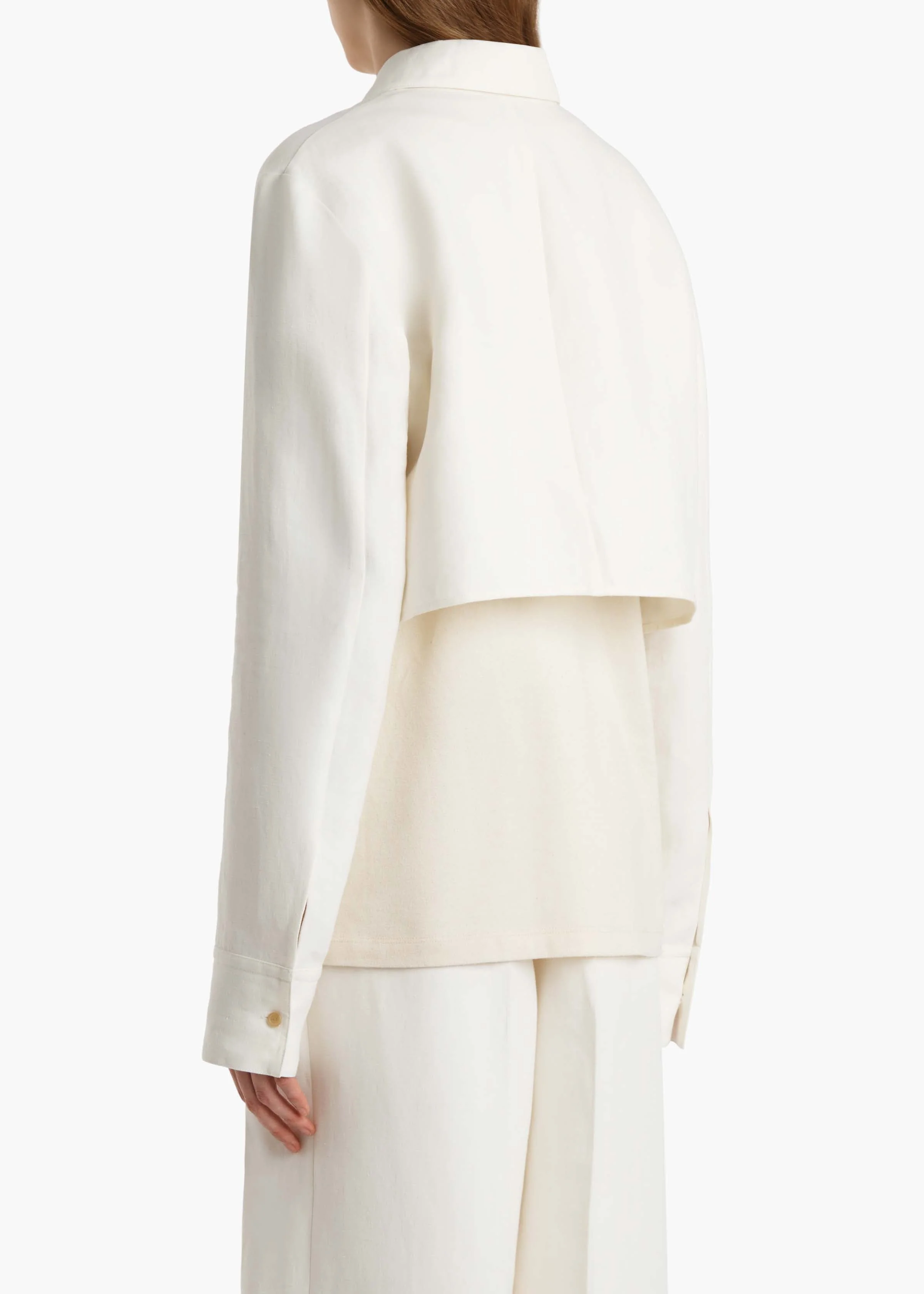 Khaite - Jasen Top in Cream Linen - Image 20