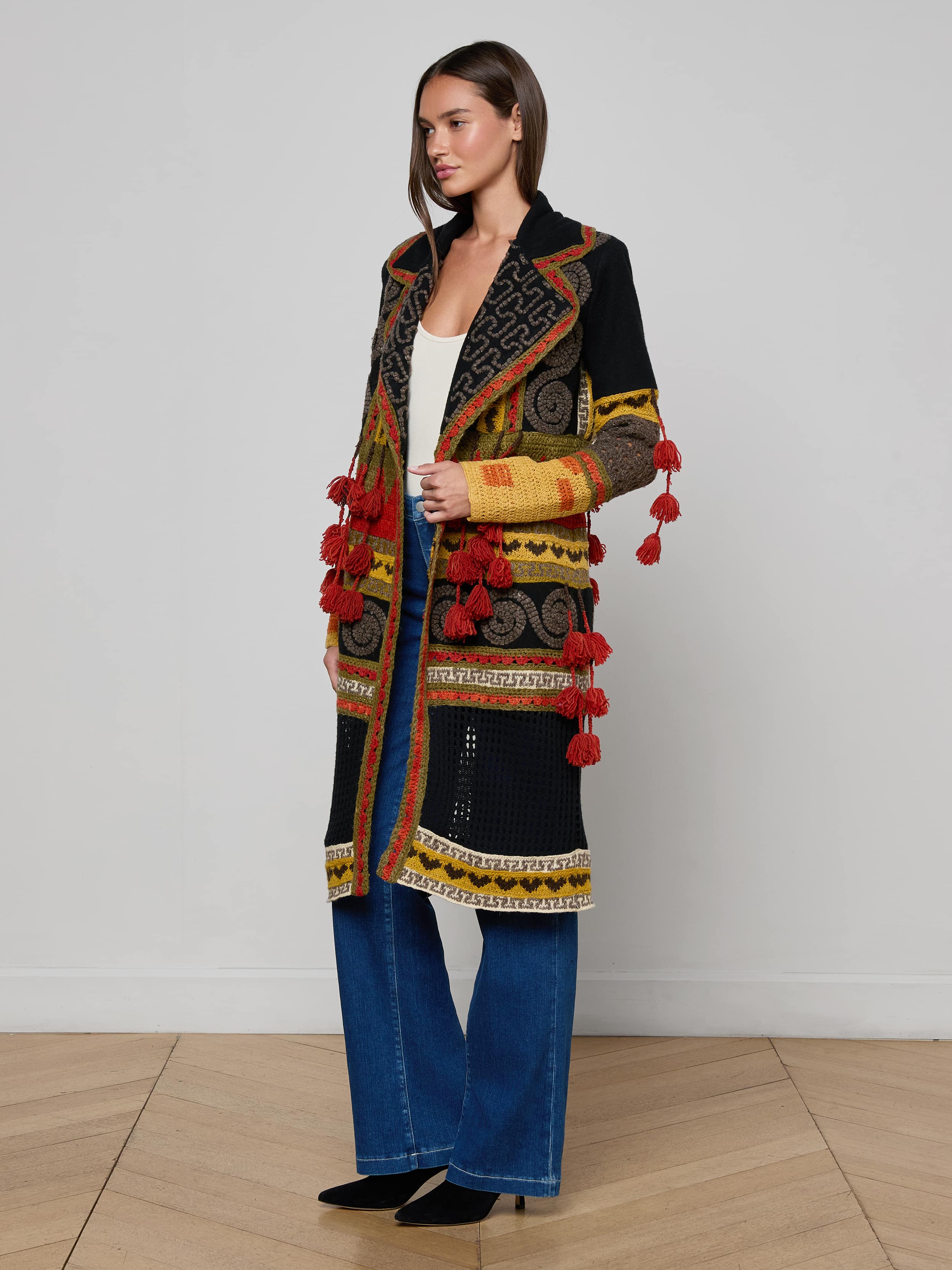 L'AGENCE - Kada Crochet Coat - Image 2