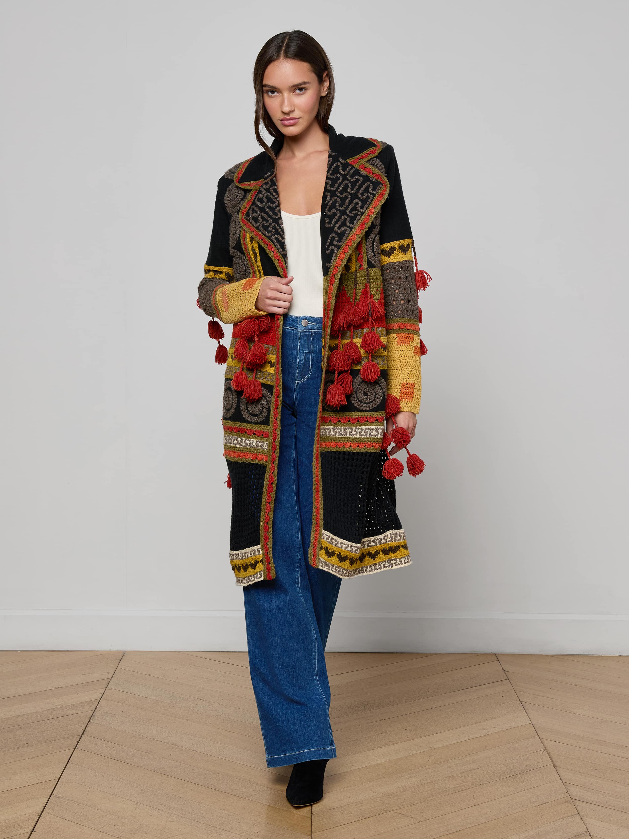 L'AGENCE - Kada Crochet Coat - Image 6