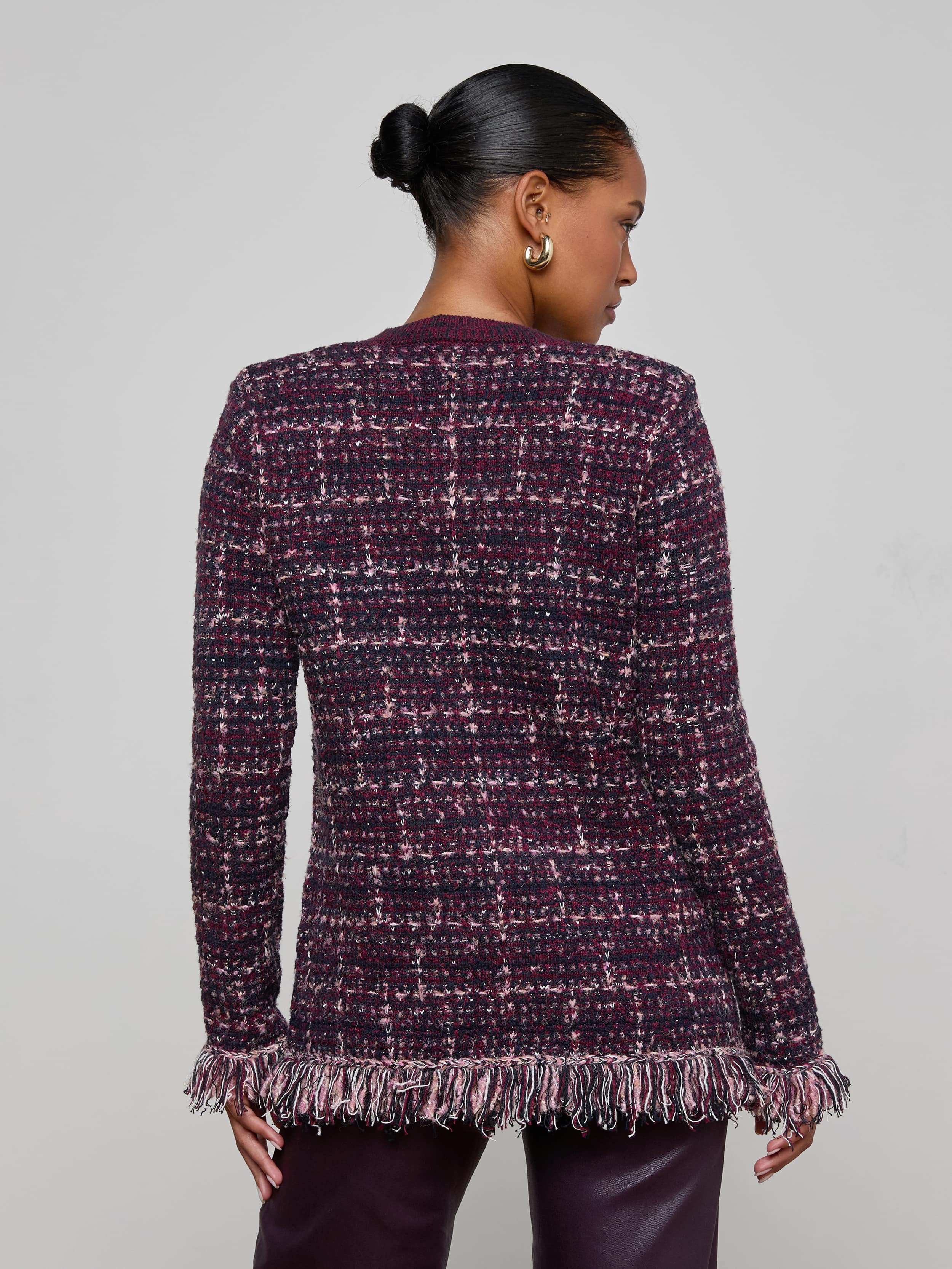 L'AGENCE - Kastoria Fringe Cardigan - Image 10