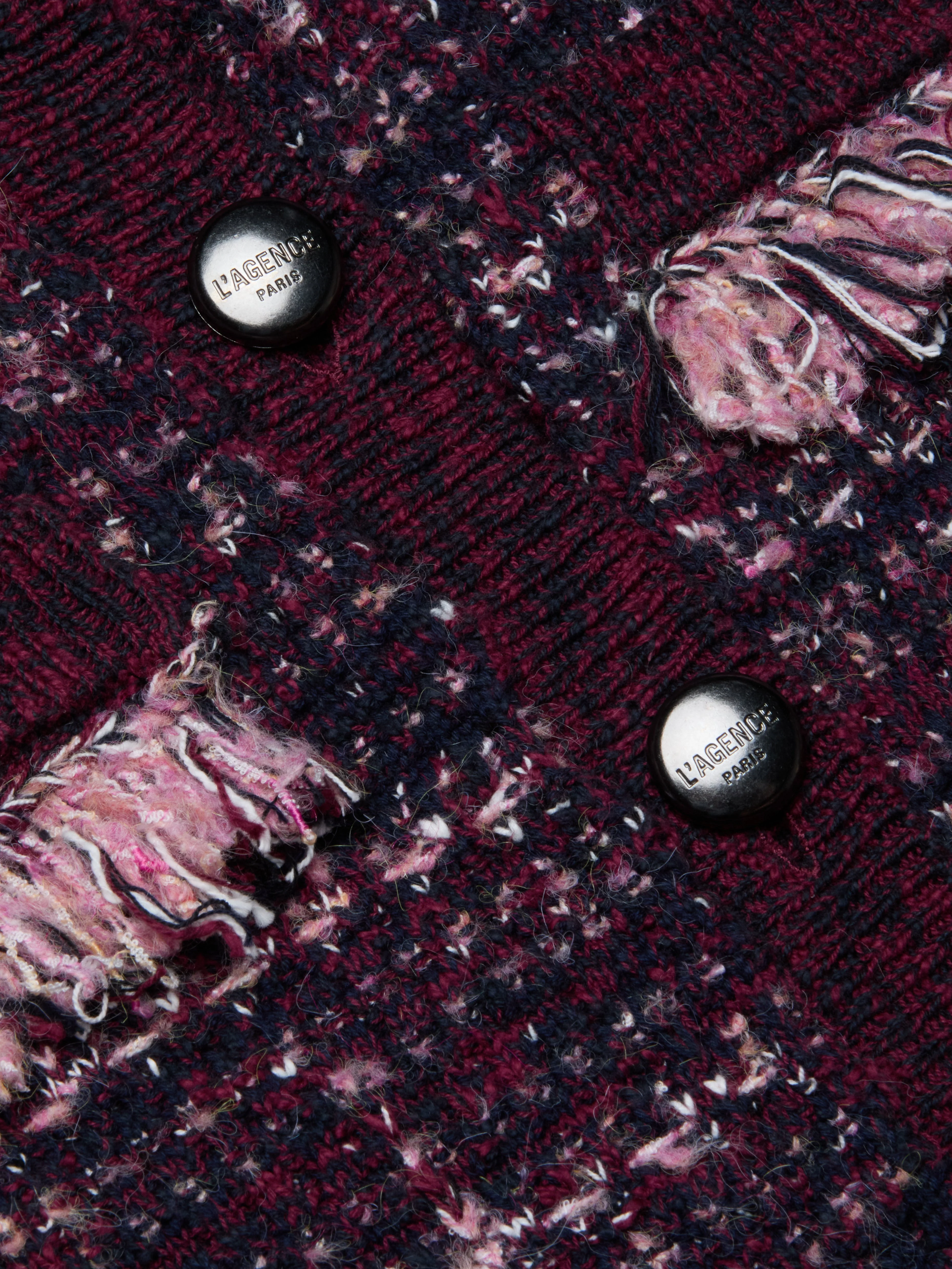 L'AGENCE - Kastoria Fringe Cardigan - Image 5