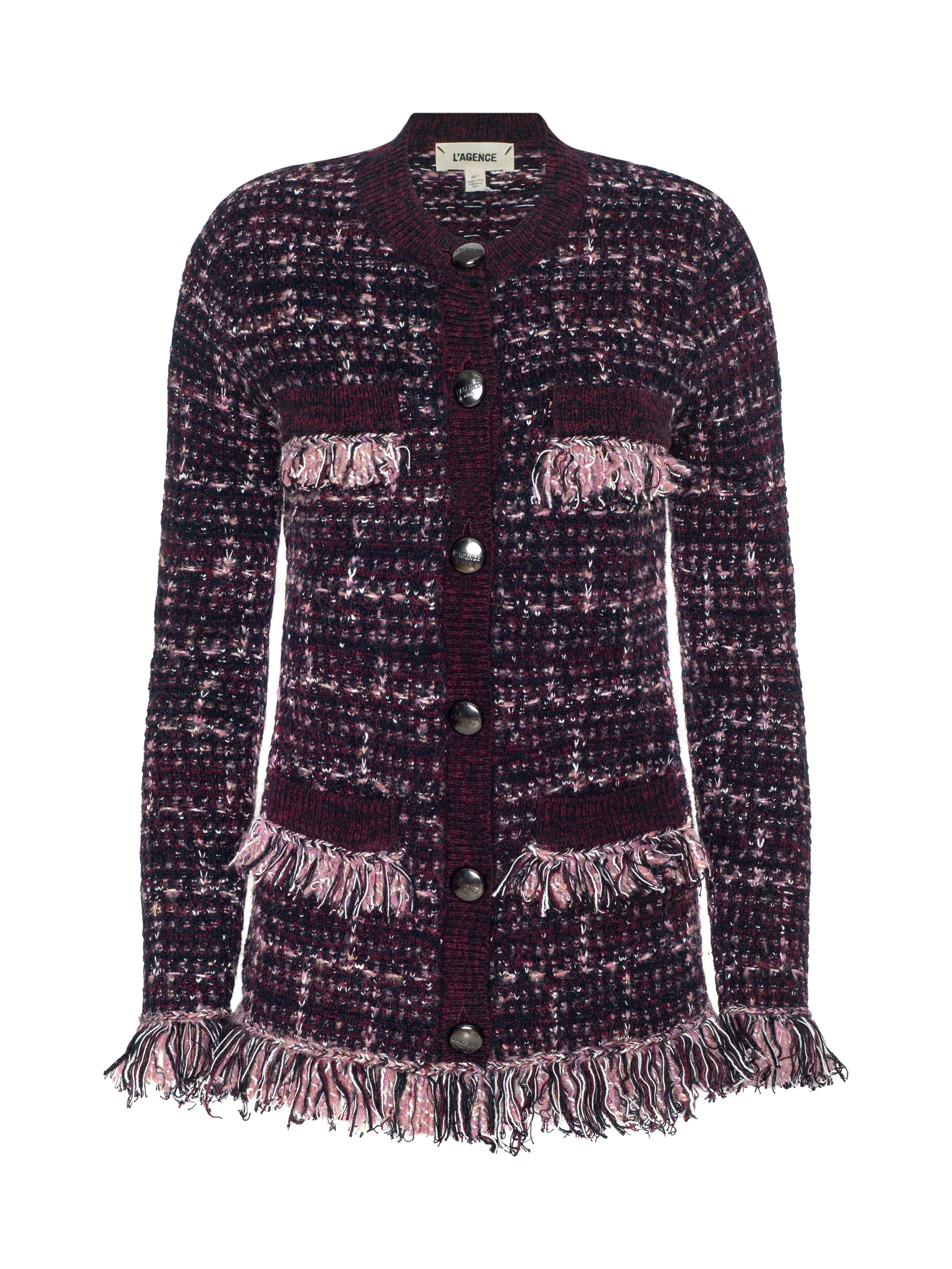 L'AGENCE - Kastoria Fringe Cardigan - Image 6