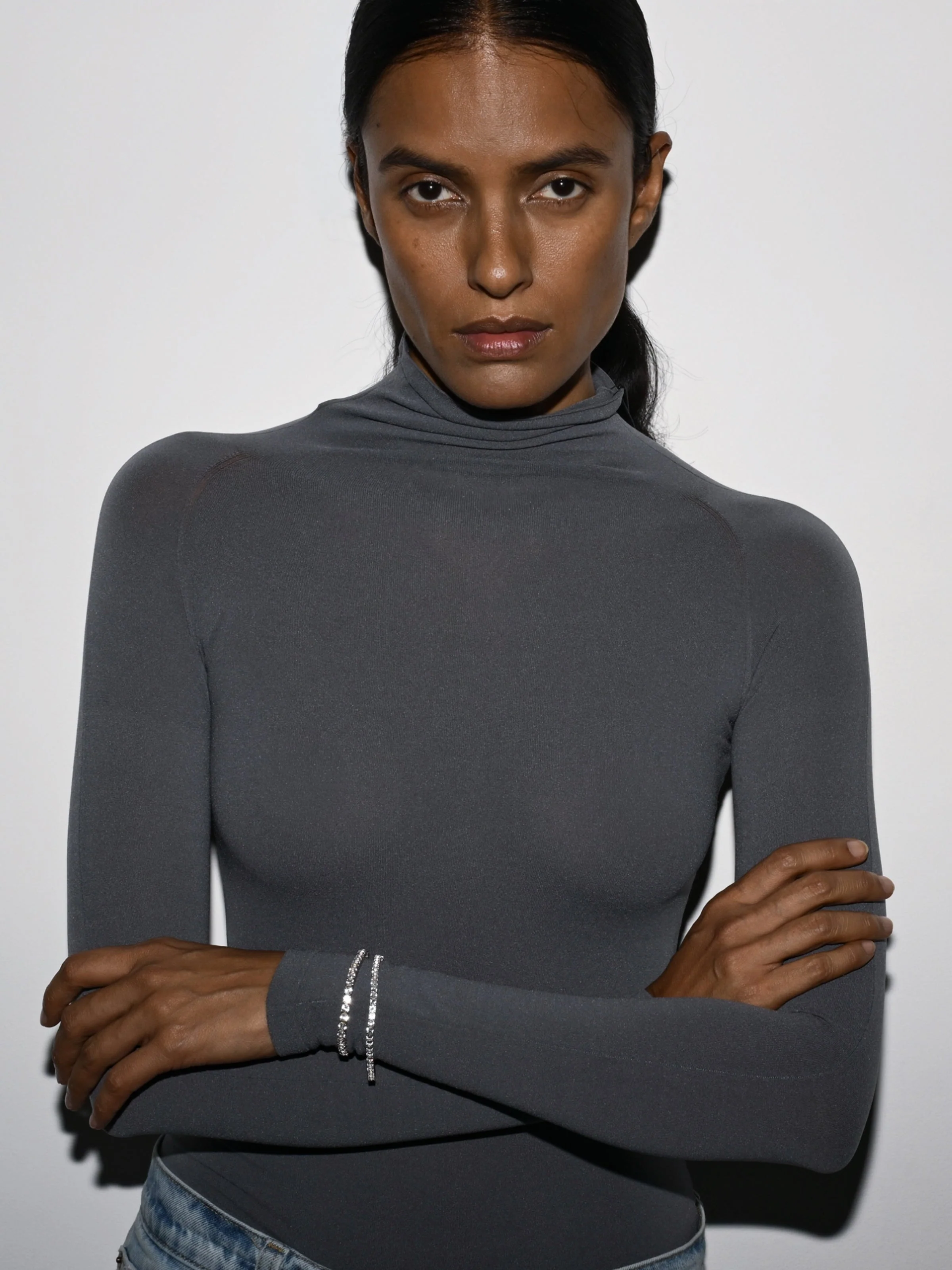Dorsey - KATE RIVIÈRE BRACELET IN 3.75MM LAB WHITE SAPPHIRE - Image 3