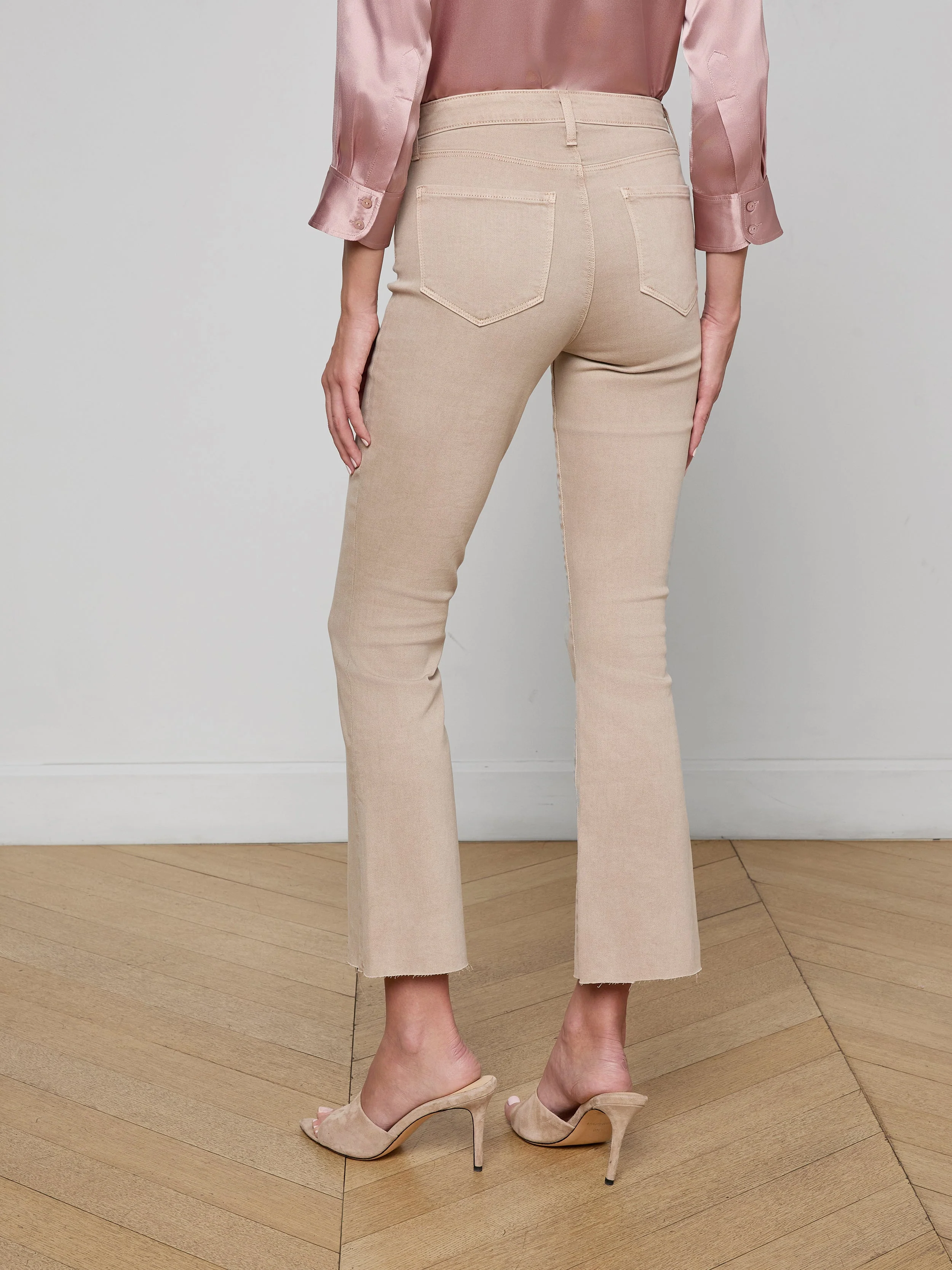 L'AGENCE - Kendra Cropped Flare Jean - Image 4