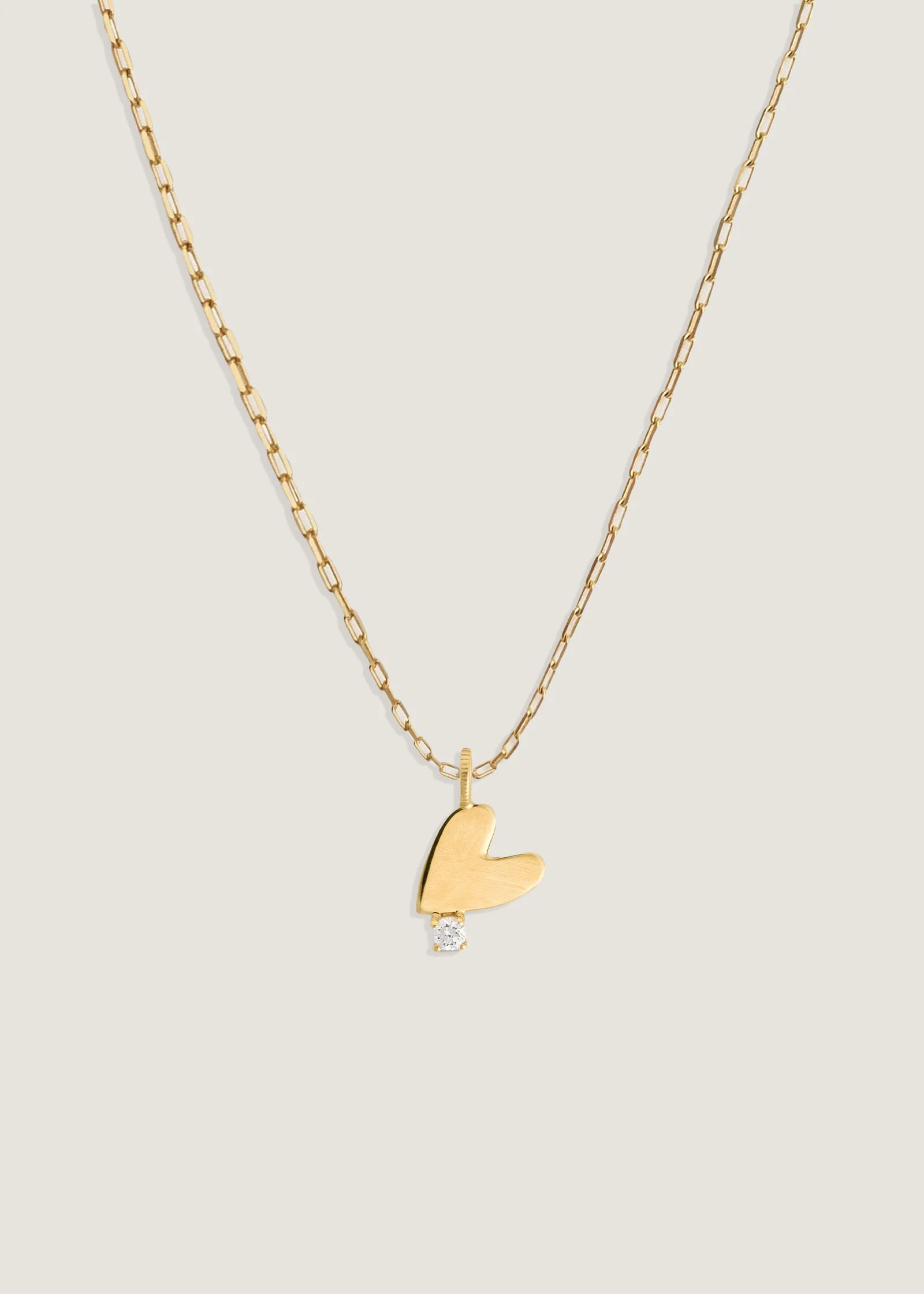 Kinn - Amour Diamond Heart Pendant Necklace - Image 5