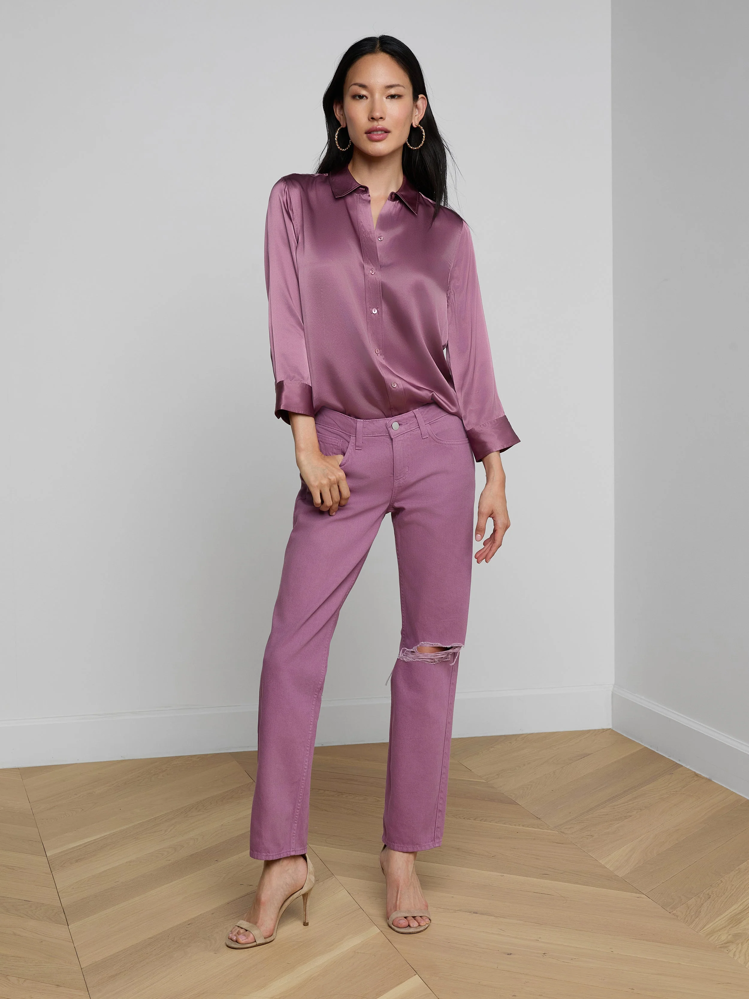 L'AGENCE - Nevia Slouchy Straight - Leg Jean