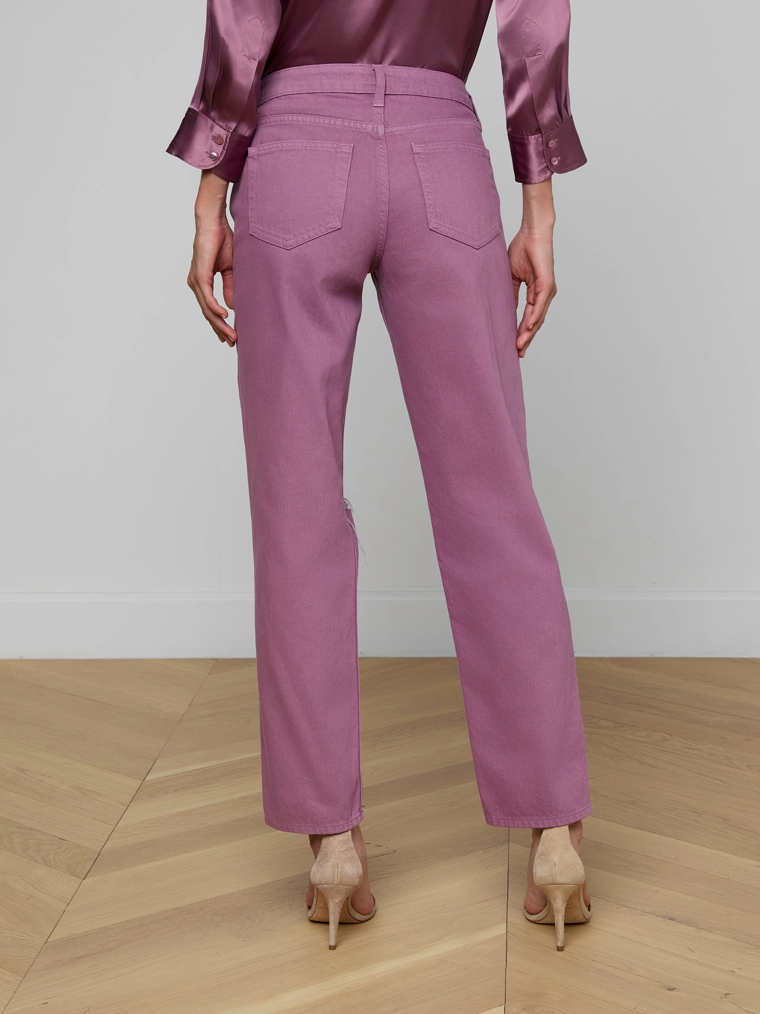 L'AGENCE - Nevia Slouchy Straight - Leg Jean - Image 4