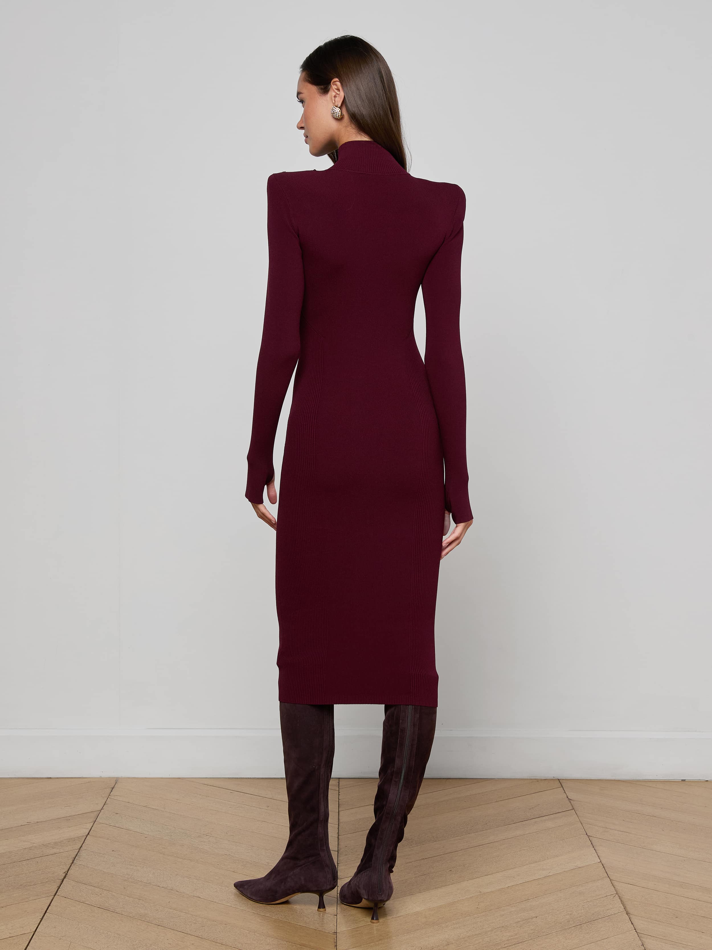 L'AGENCE - Larelle Midi Dress - Image 8