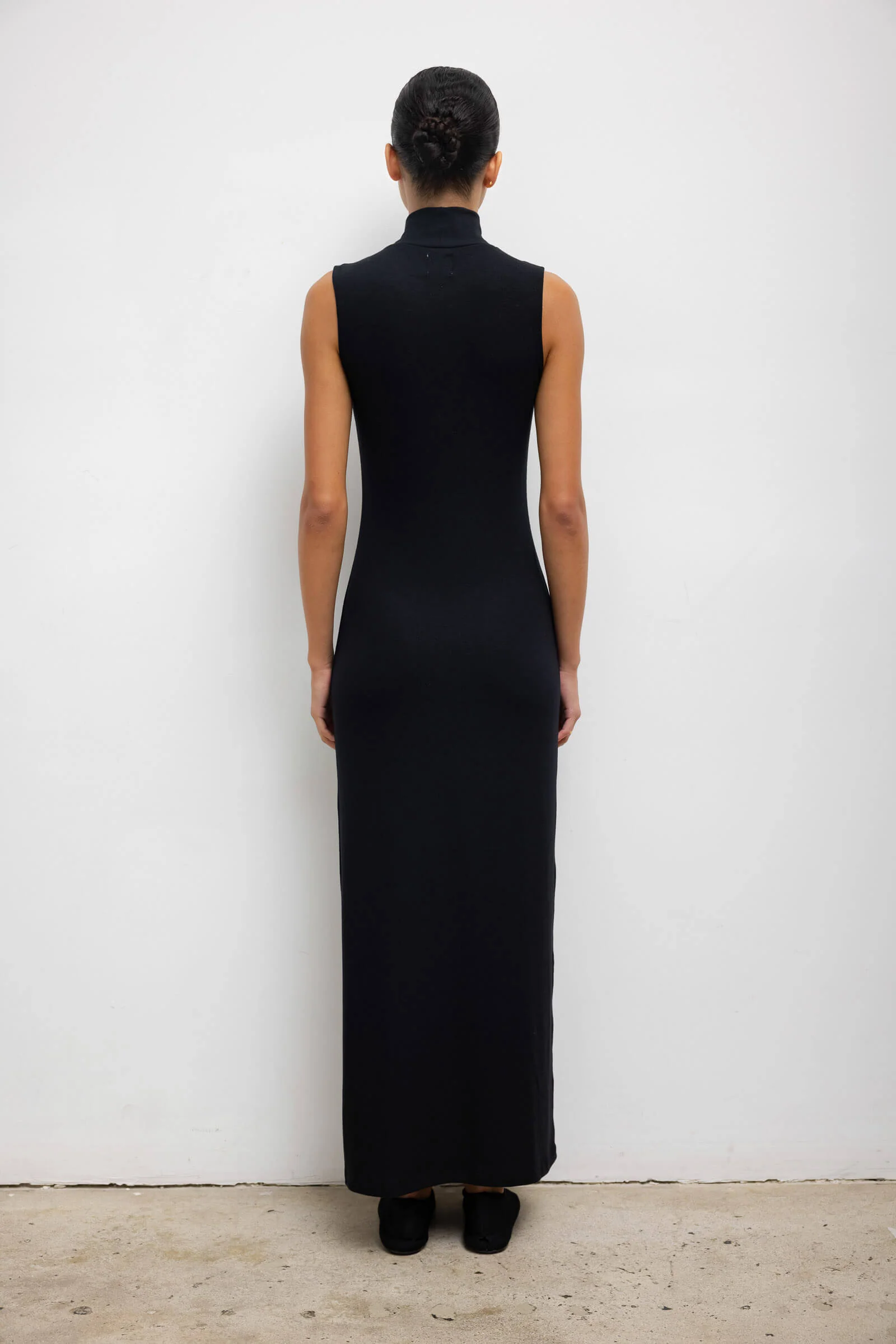 Leset - Lauren Sleeveless Turtleneck Maxi Dress - Image 6