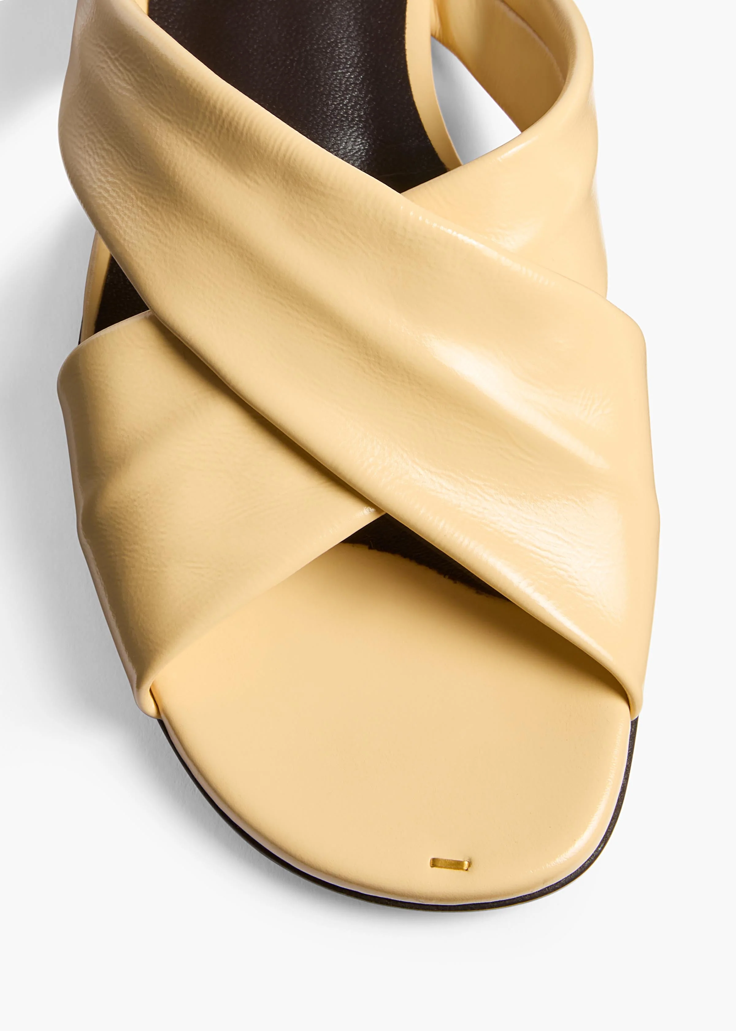 Khaite - Liria Flat Sandal in Butter Glazed Leather - Image 9