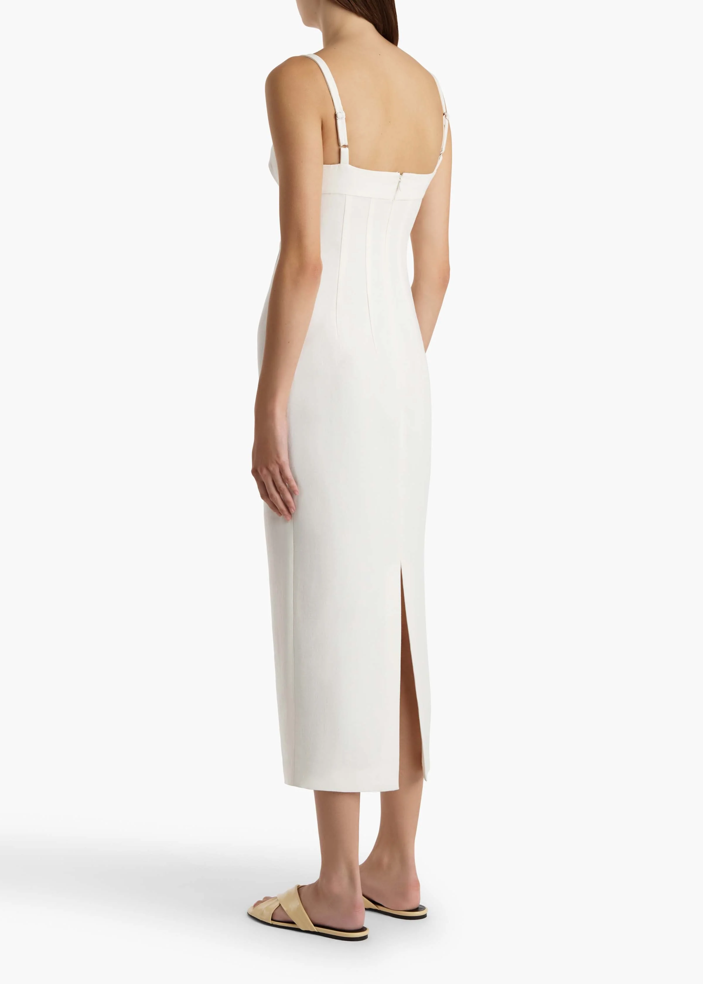 Khaite - Lotte Dress in Cream - Image 10
