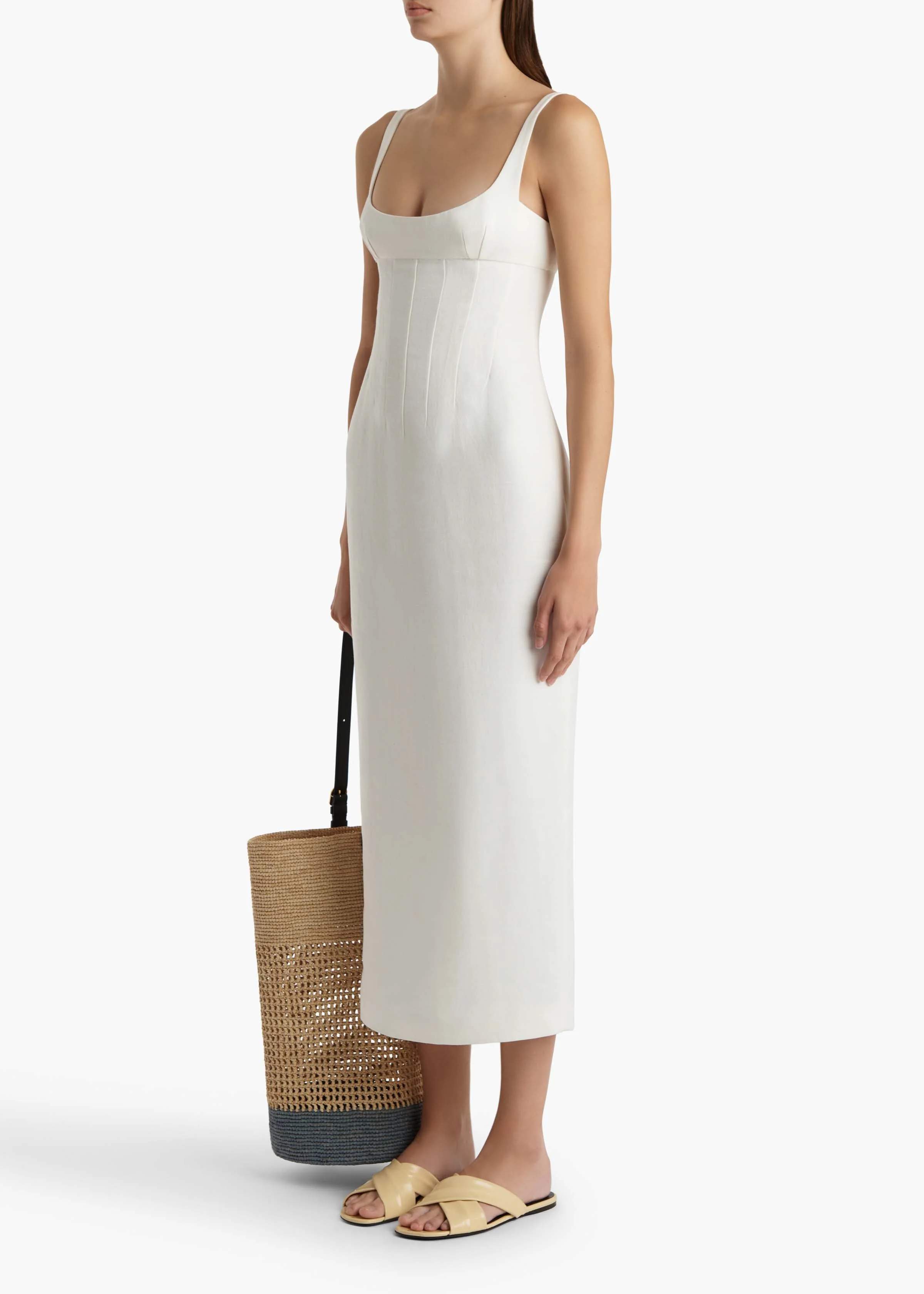 Khaite - Lotte Dress in Cream - Image 18