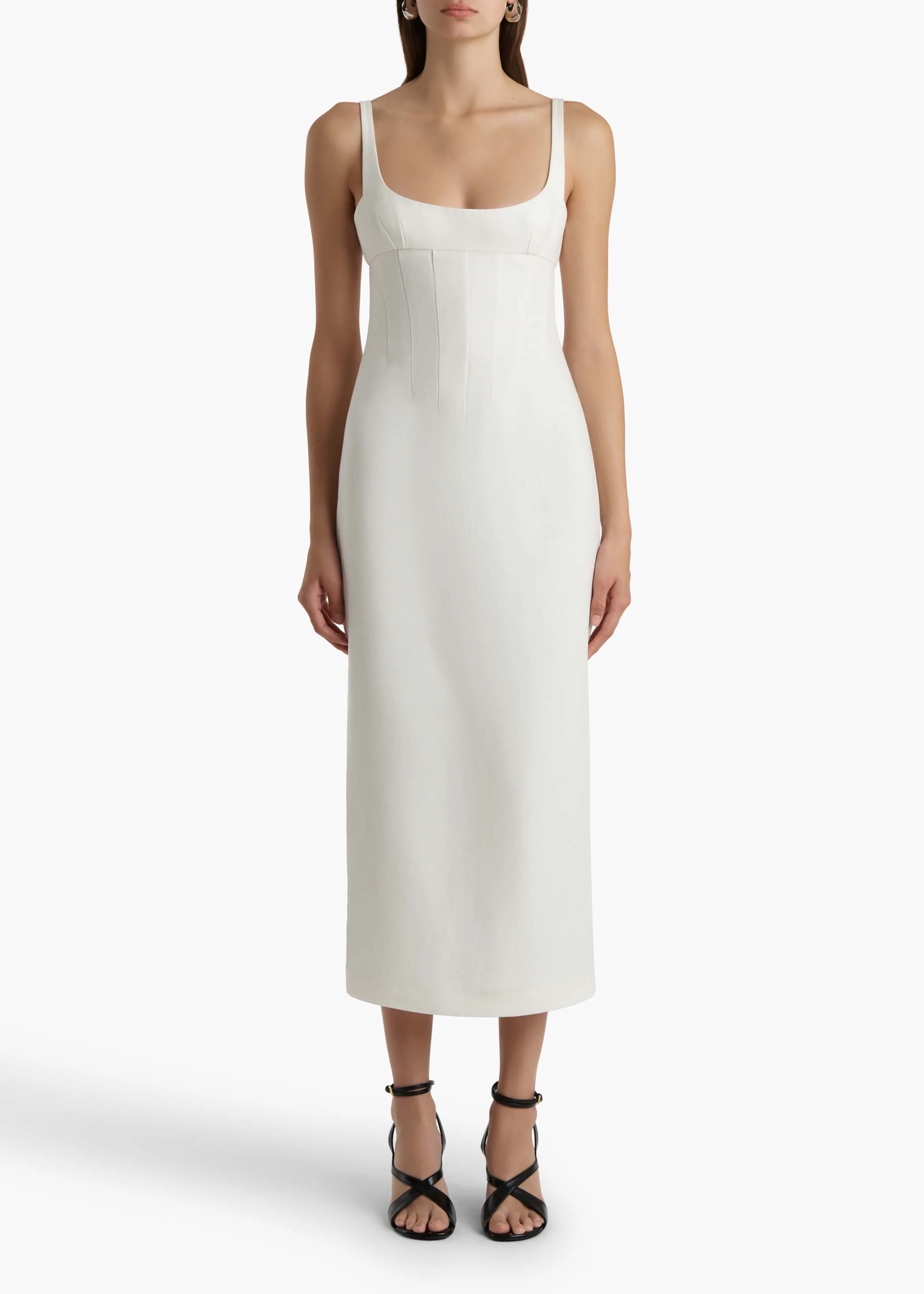 Khaite - Lotte Dress in Cream - Image 3