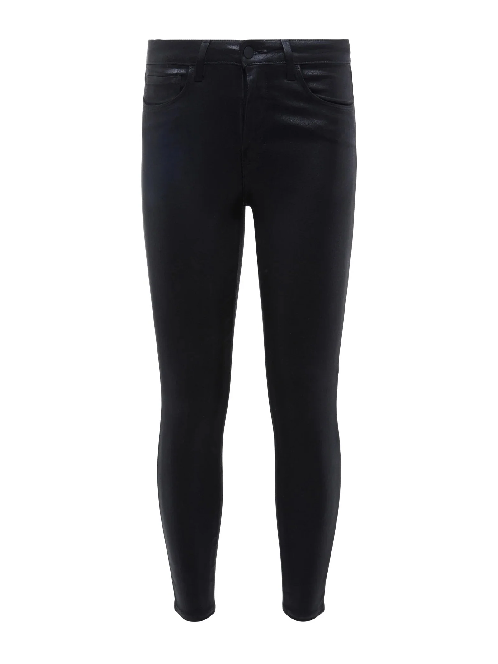 L'AGENCE - Margot Coated Cropped Skinny Jean - Image 5