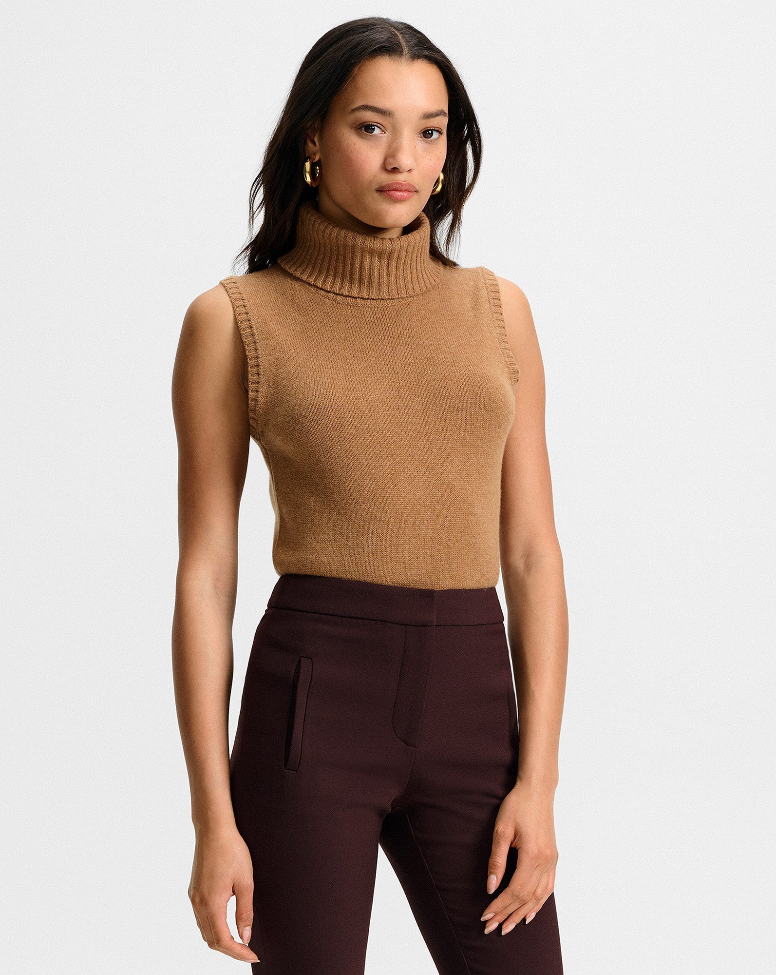 Veronica Beard - Mazzy Cashmere Sleeveless Sweater