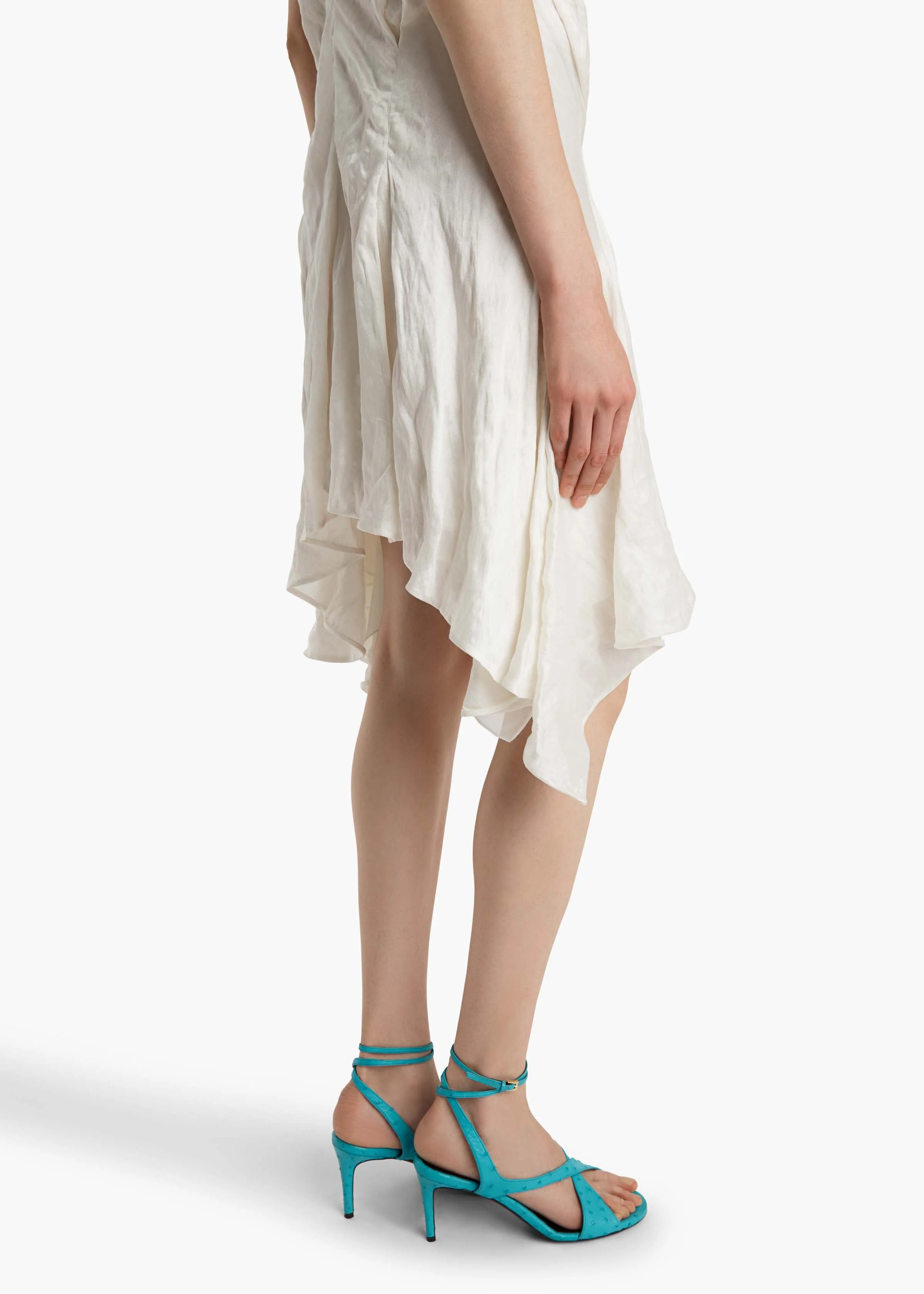 Khaite - Merith Dress in Chalk - Image 6
