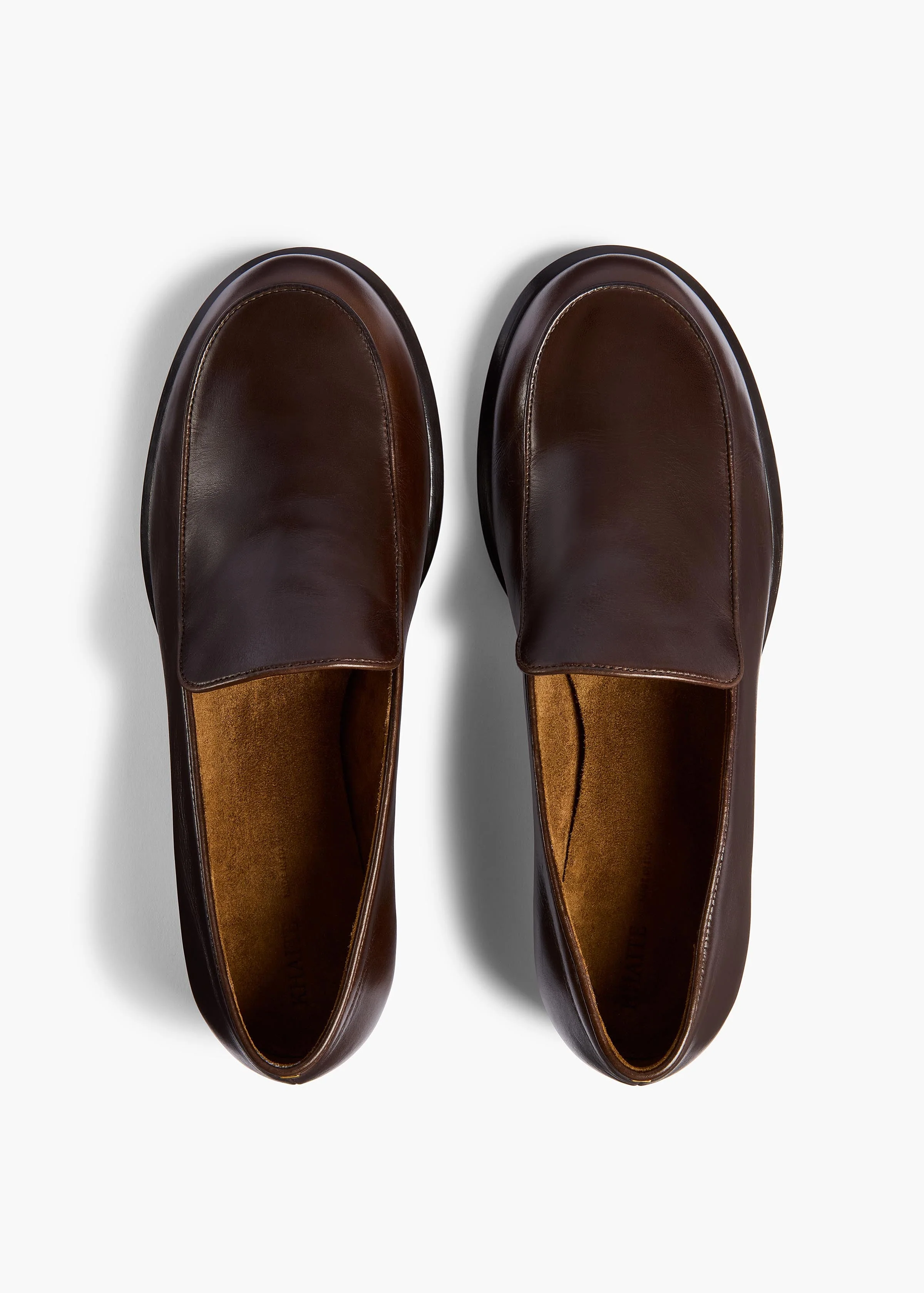 Khaite - Miles Loafer in Vintage Brown Leather - Image 8
