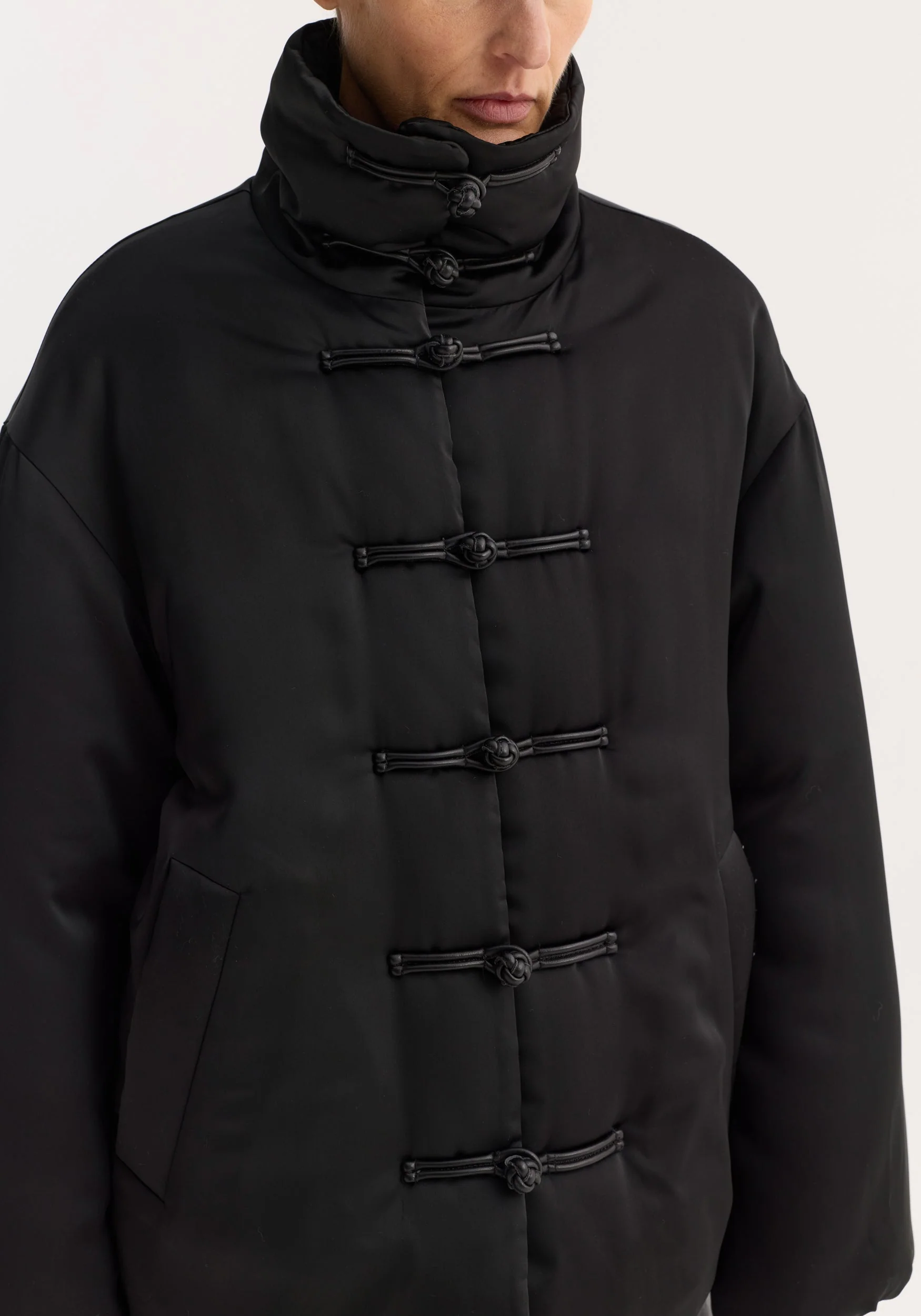 ROHE - Padded puffer jacket | black - Image 5