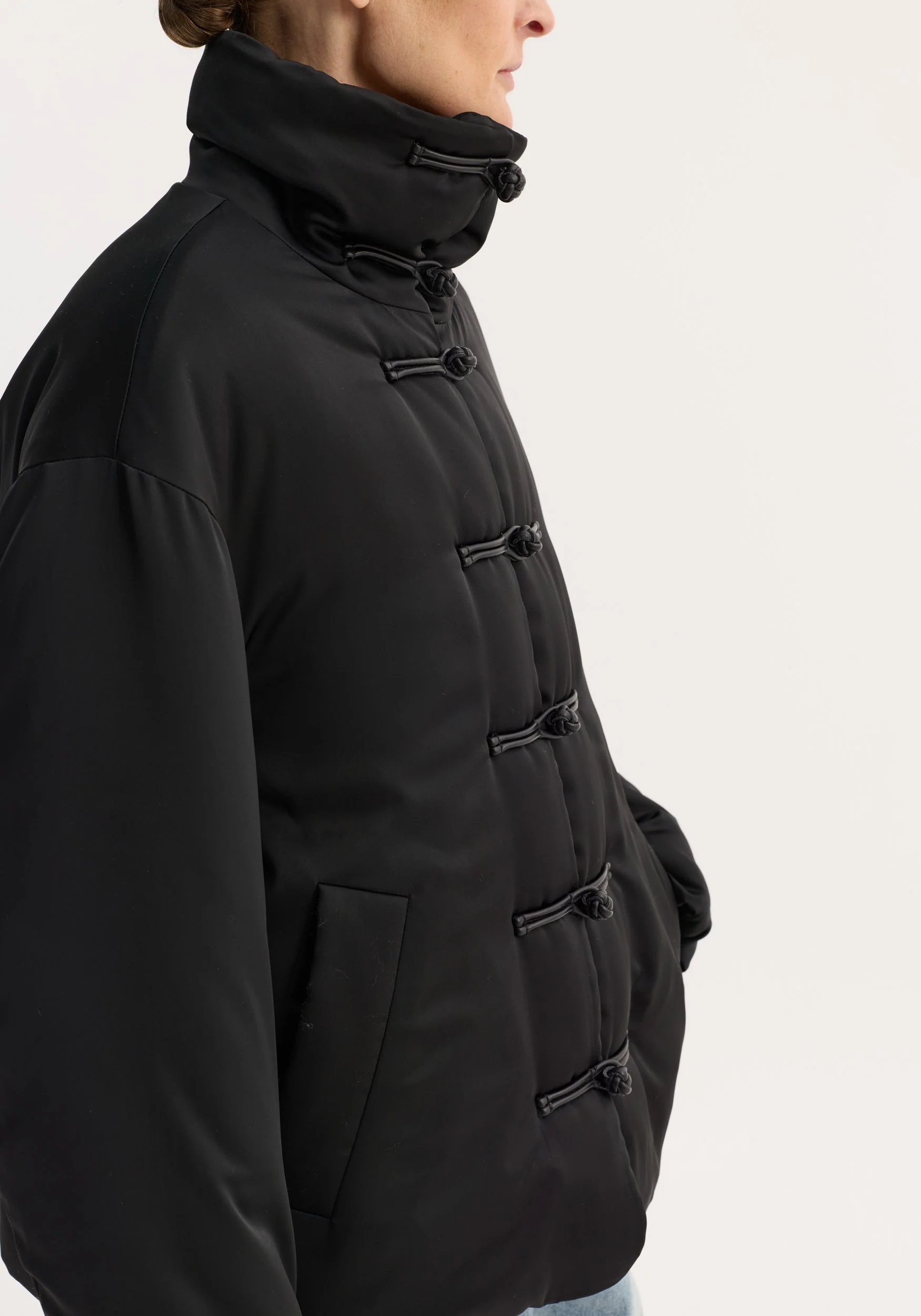 ROHE - Padded puffer jacket | black - Image 6