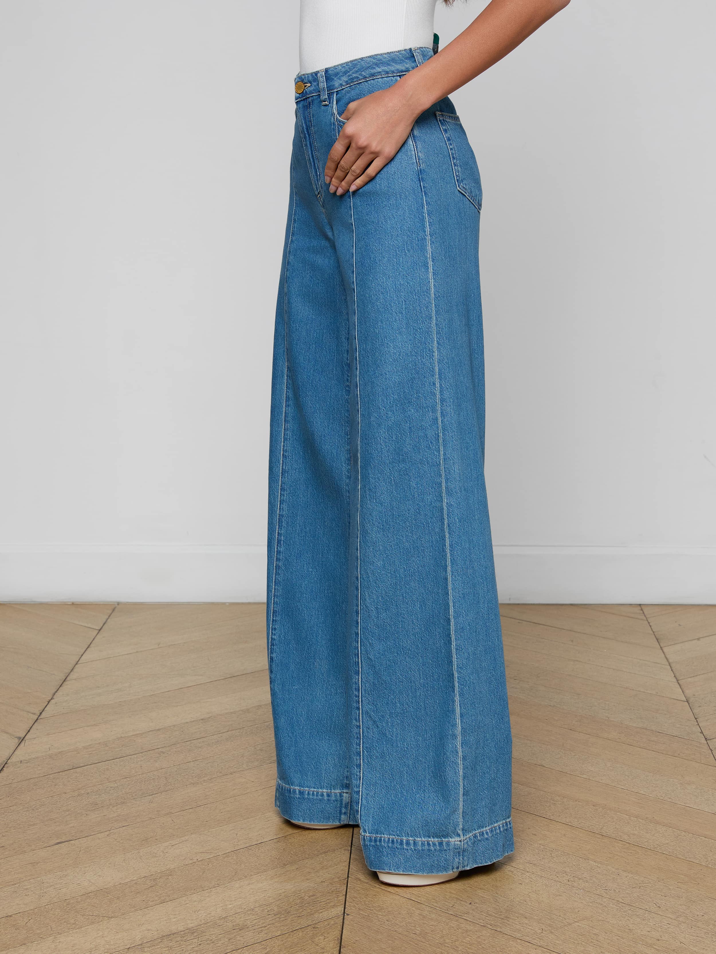 L'AGENCE - Sandy Wide - Leg Jean - Image 3