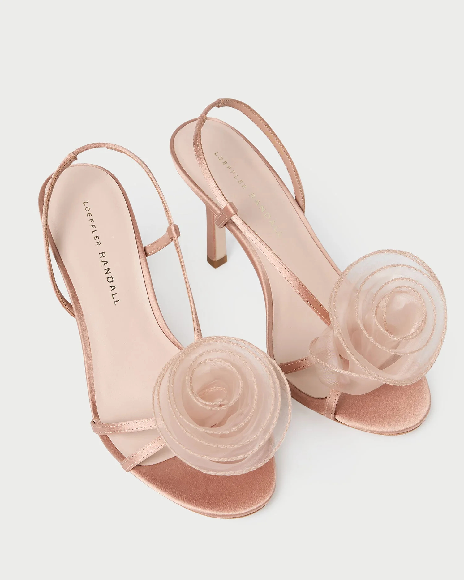 Loeffler Randall - Steph Blush Organza Rose Sandal - Image 3