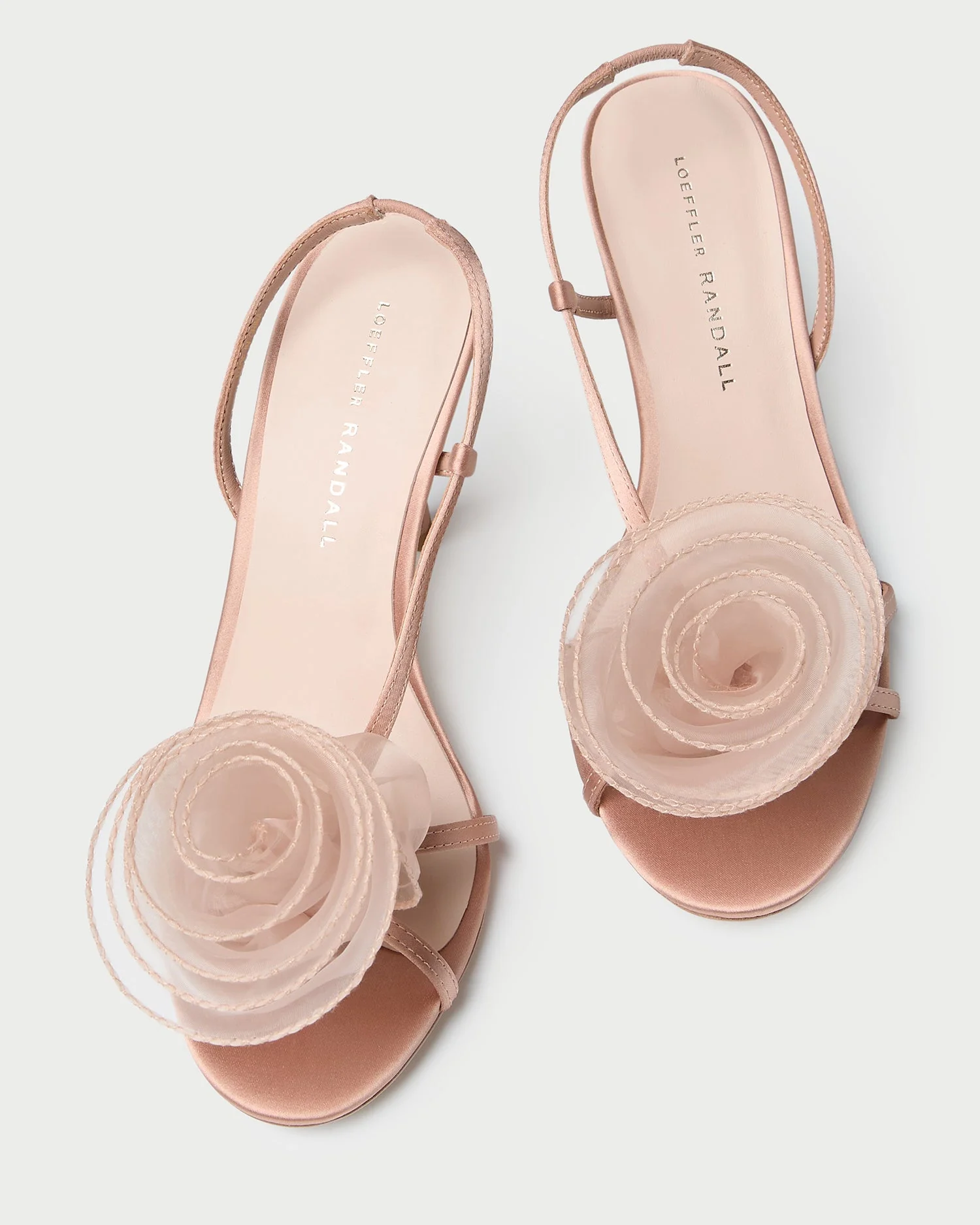 Loeffler Randall - Steph Blush Organza Rose Sandal - Image 4